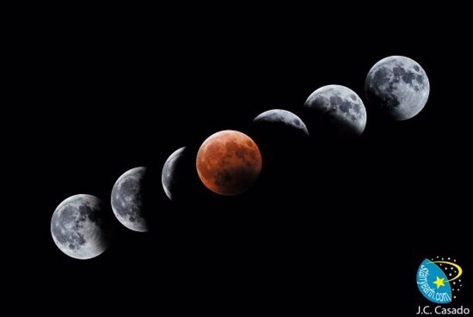 Eclipse de luna. Foto EP