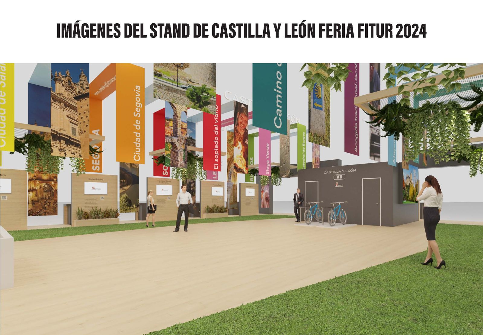 Imagen del stand de Castilla y León en FITUR 2024