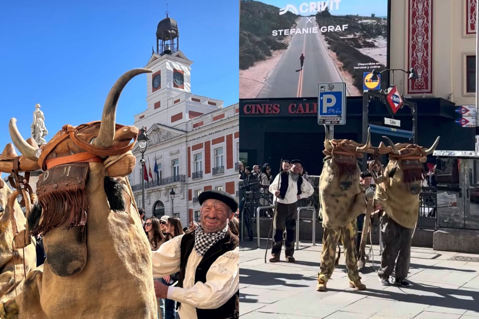 Mascaradas zamoranas en Madrid