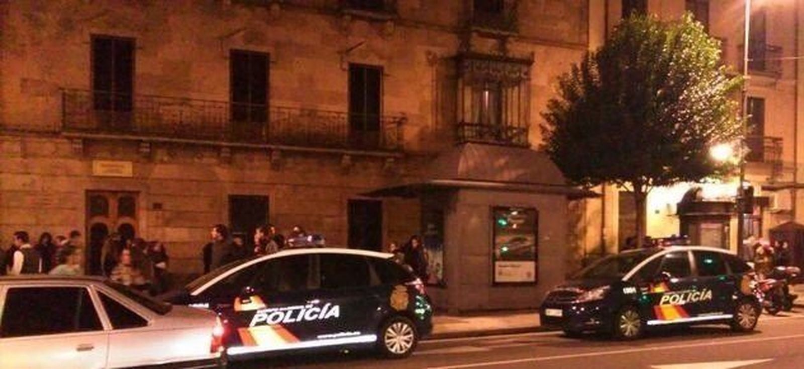 Un herido en una agresión de madrugada en la Gran Vía