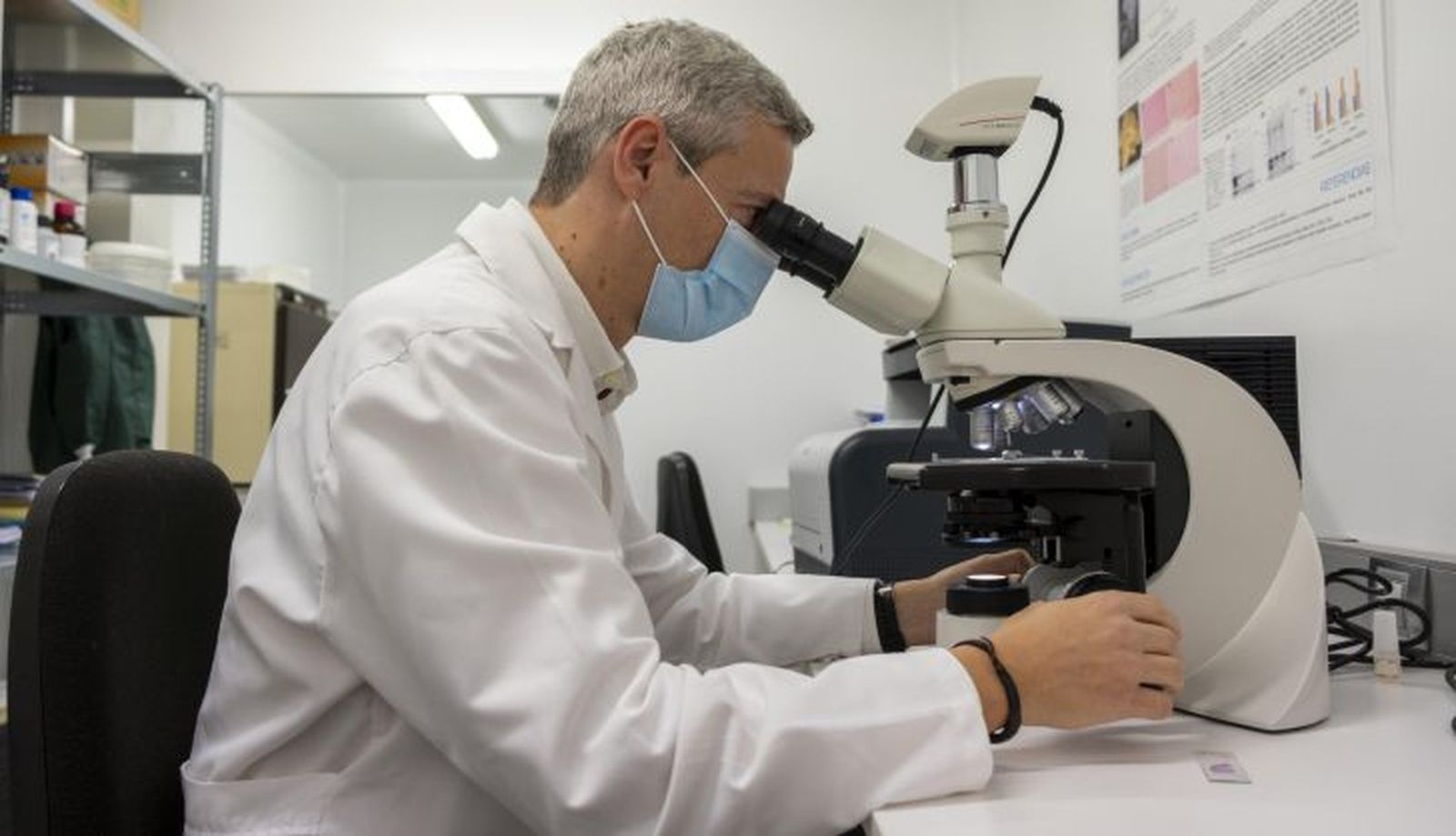 El banco de cerebros de Castilla y León está ubicado en el Incyl, en la universidad de Salamanca. Javier Herrero es el científico que lo dirige y se ocupa de su gestión. Foto ICAL (7)