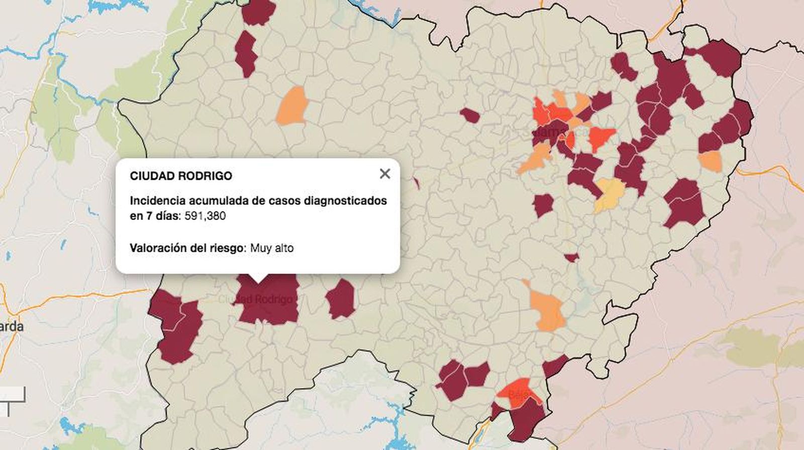 INCIDENCIA COVID MARTES