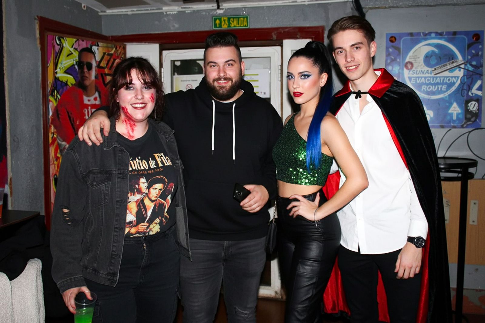 Salamanca de noche, viernes 31 de octubre