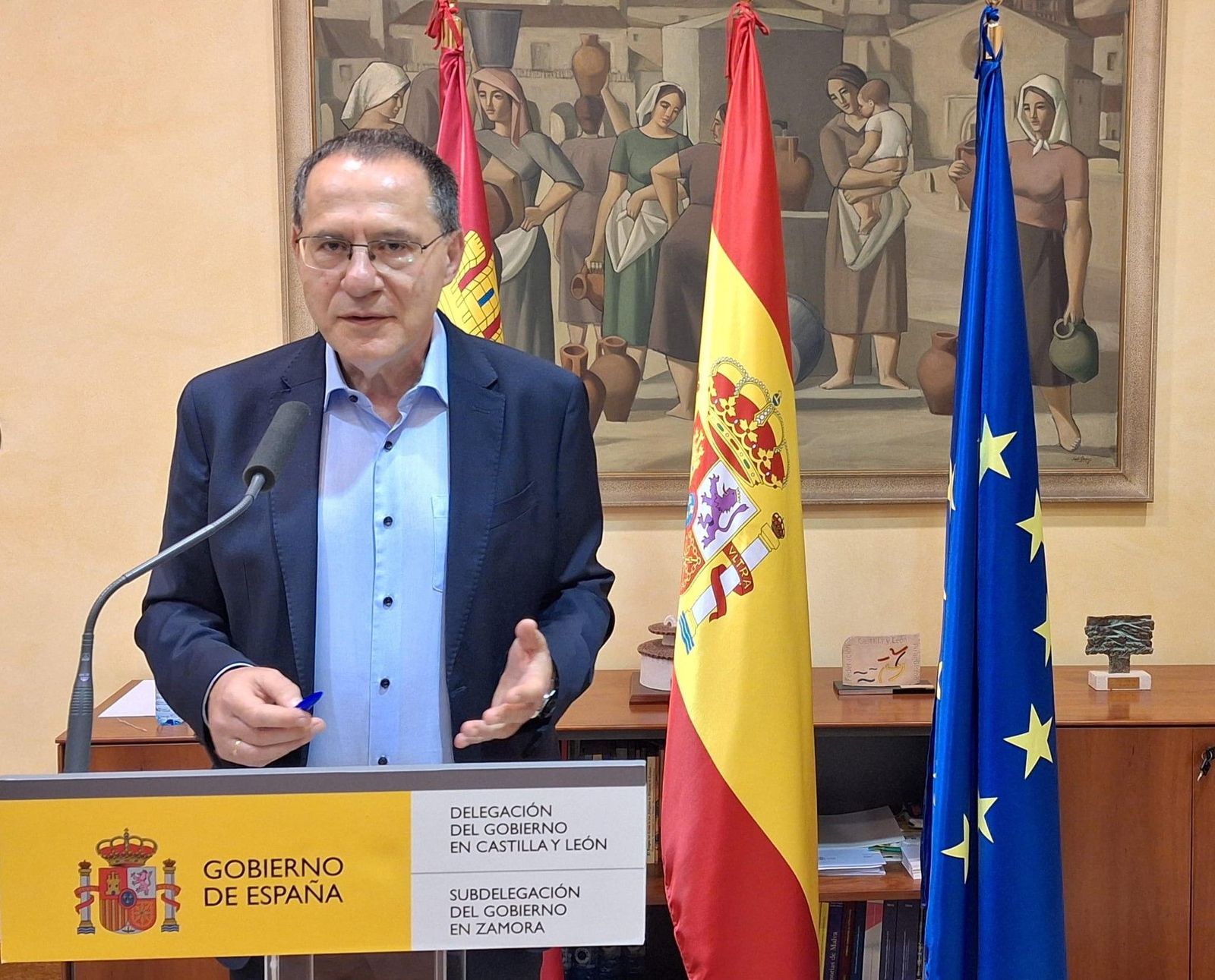 Ángel Blanco, subdelegado del Gobierno en Zamora. Ángel Blanco, subdelegado del Gobierno en Zamora.