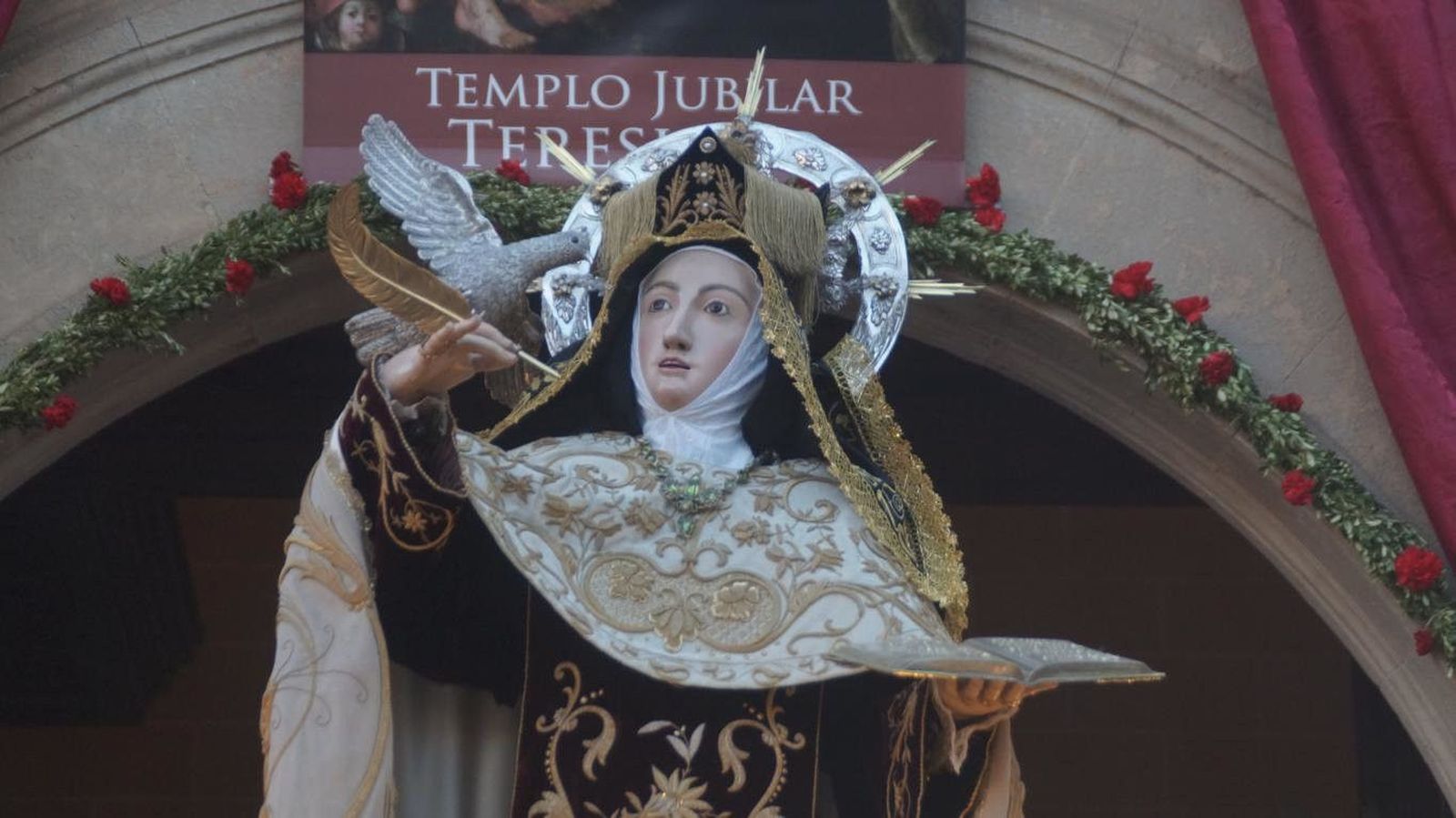 Procesión de Santa Teresa en Alba de Tormes