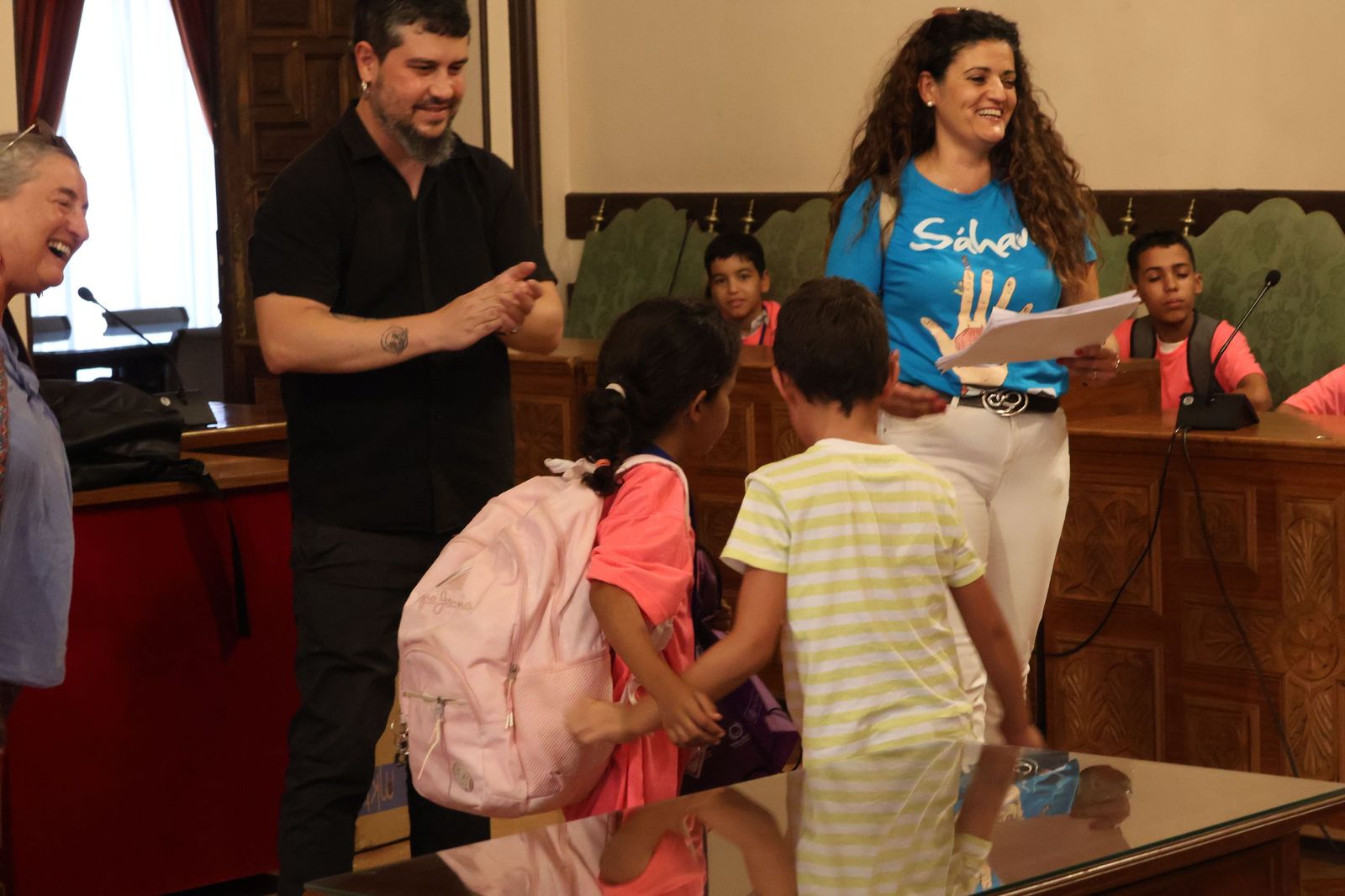 Llegada de los niños Saharauis y encuentro con las familias de acogida