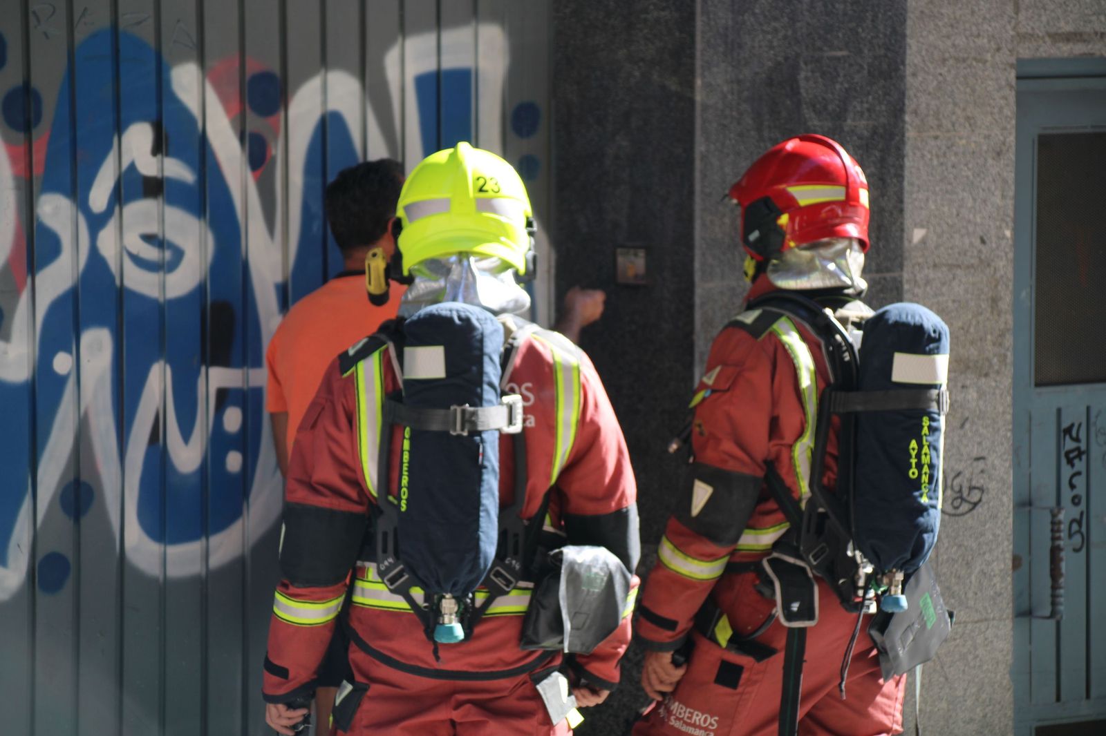 Despligue de los bomberos por una mala combustión en una caldera en Salamanca