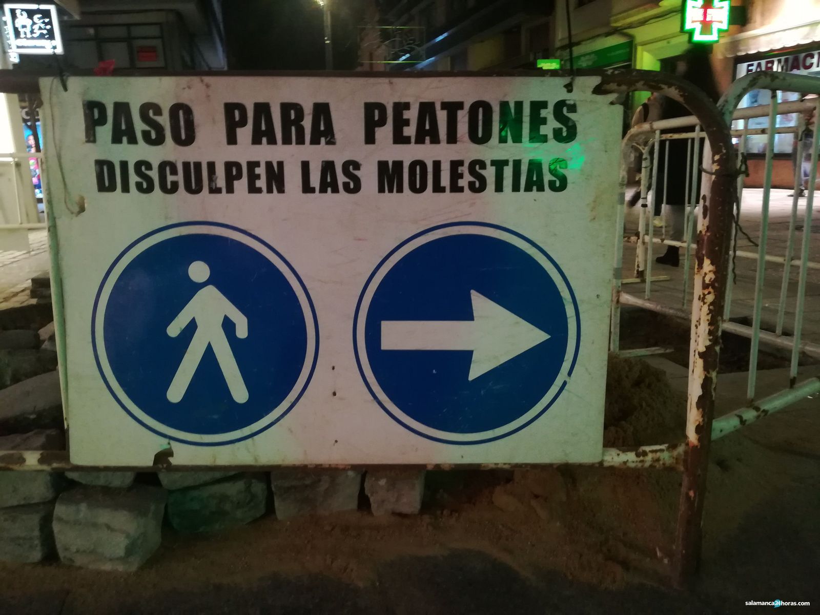 cortes de tráfico por obras