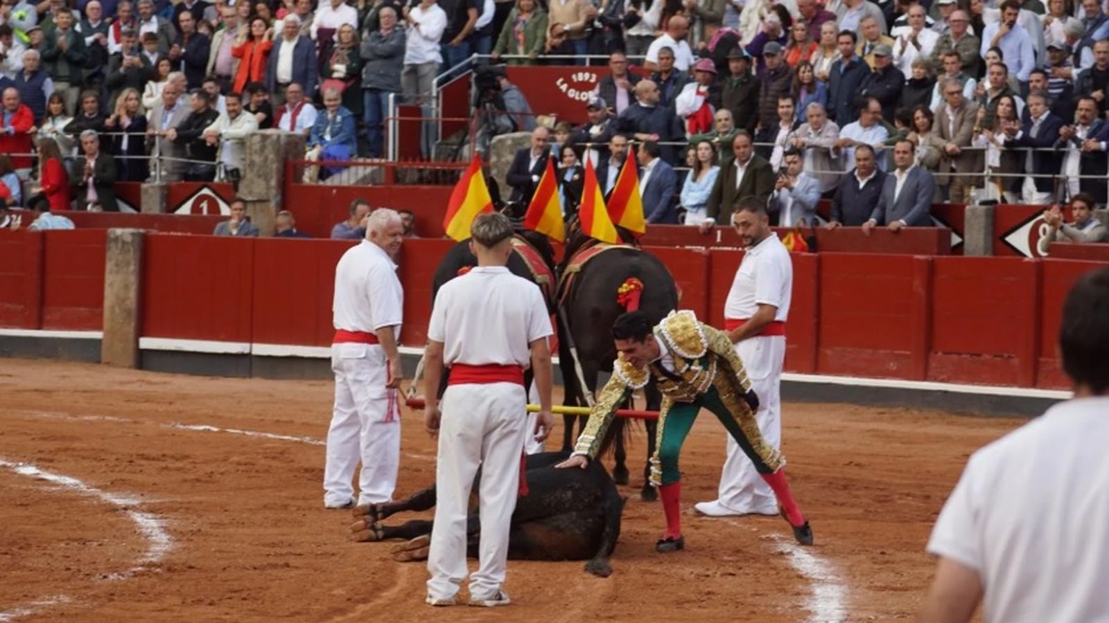 Alejandro Talavante en la vuelta al ruedo de 'Querido' en Salamanca
