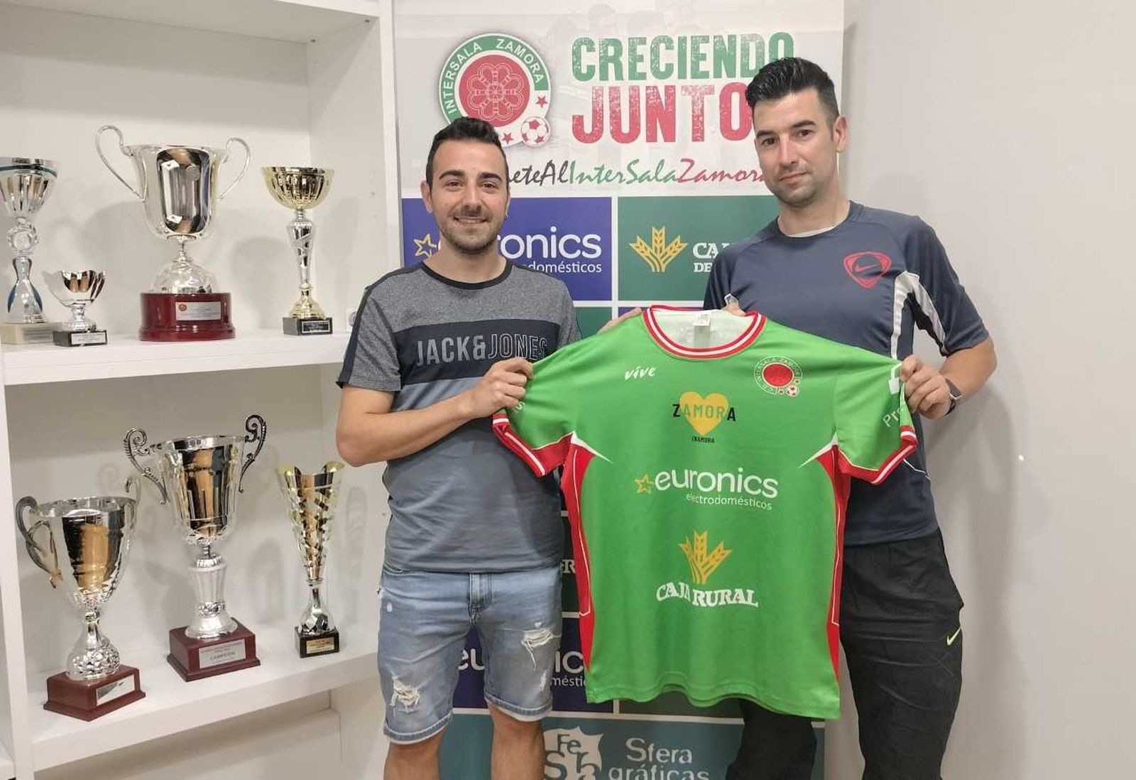 José Antonio López ,Oli, y Jorge Velasco