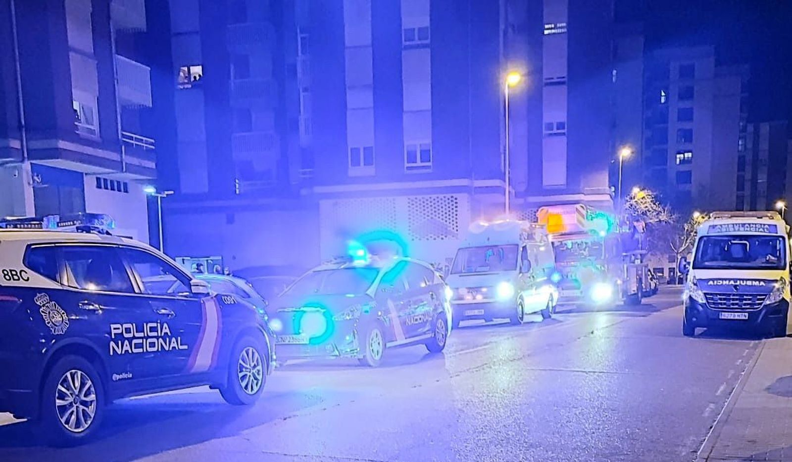 Servicios de emergencia en el lugar del incidente