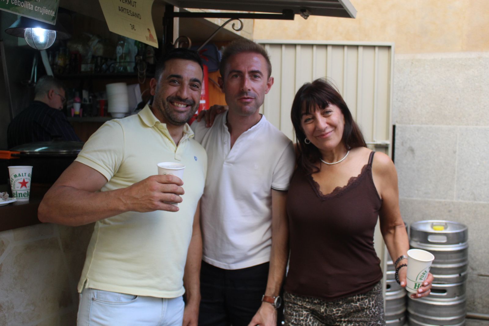 Ambiente en la Feria de Día en el mediodía de este sábado
