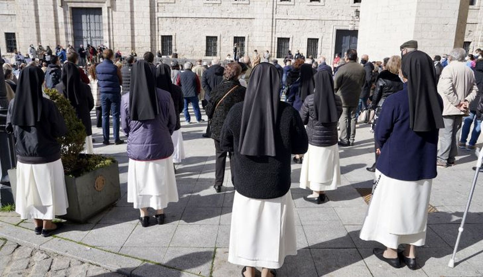 Manifestación en Valladolid convocada por los Abogados Cristianos. FOTO ICAL (1)