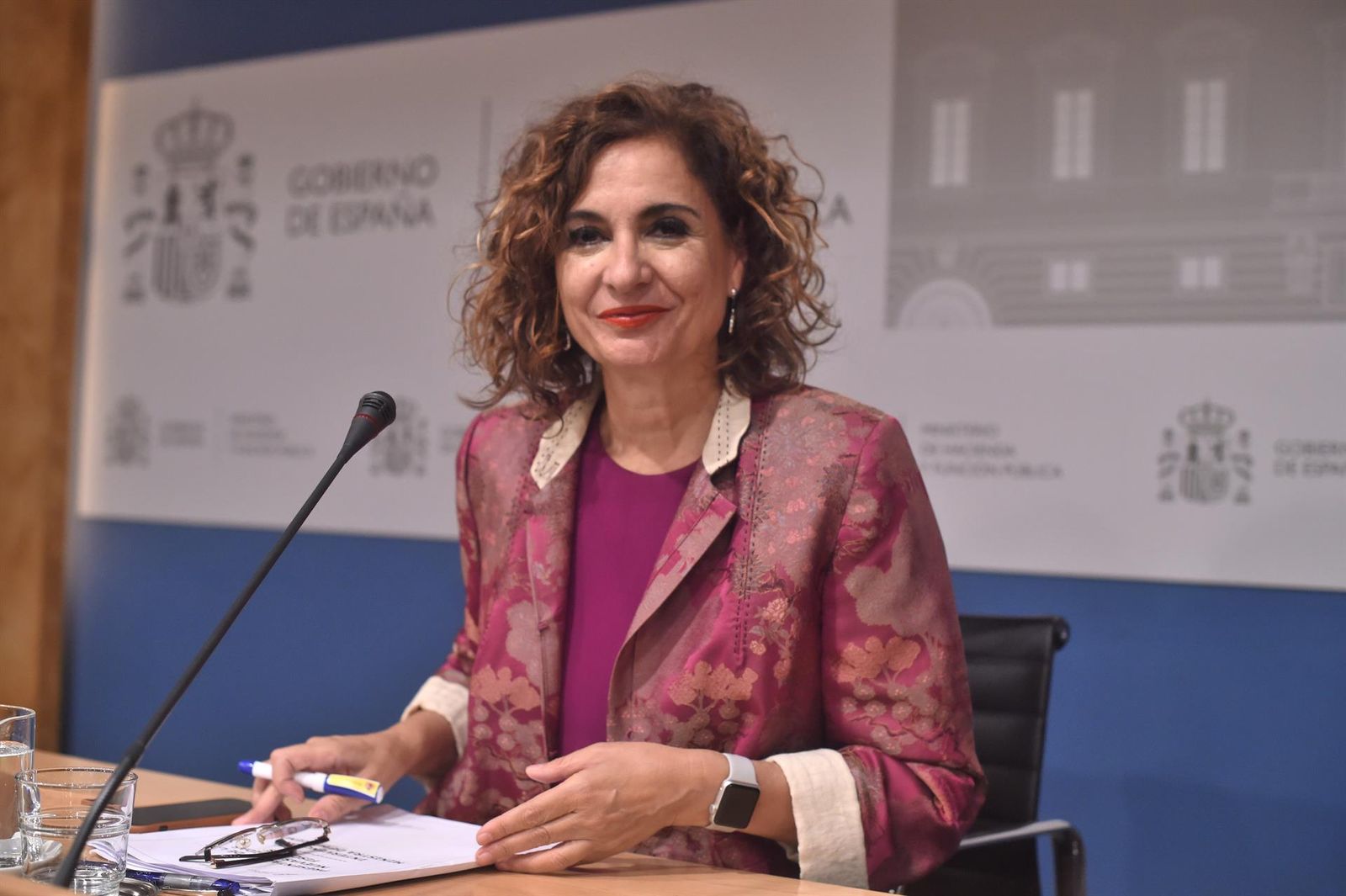 Archivo - La ministra de Hacienda y Función Pública en funciones, María Jesús Montero - Gustavo Valiente - Europa Press - Archivo
