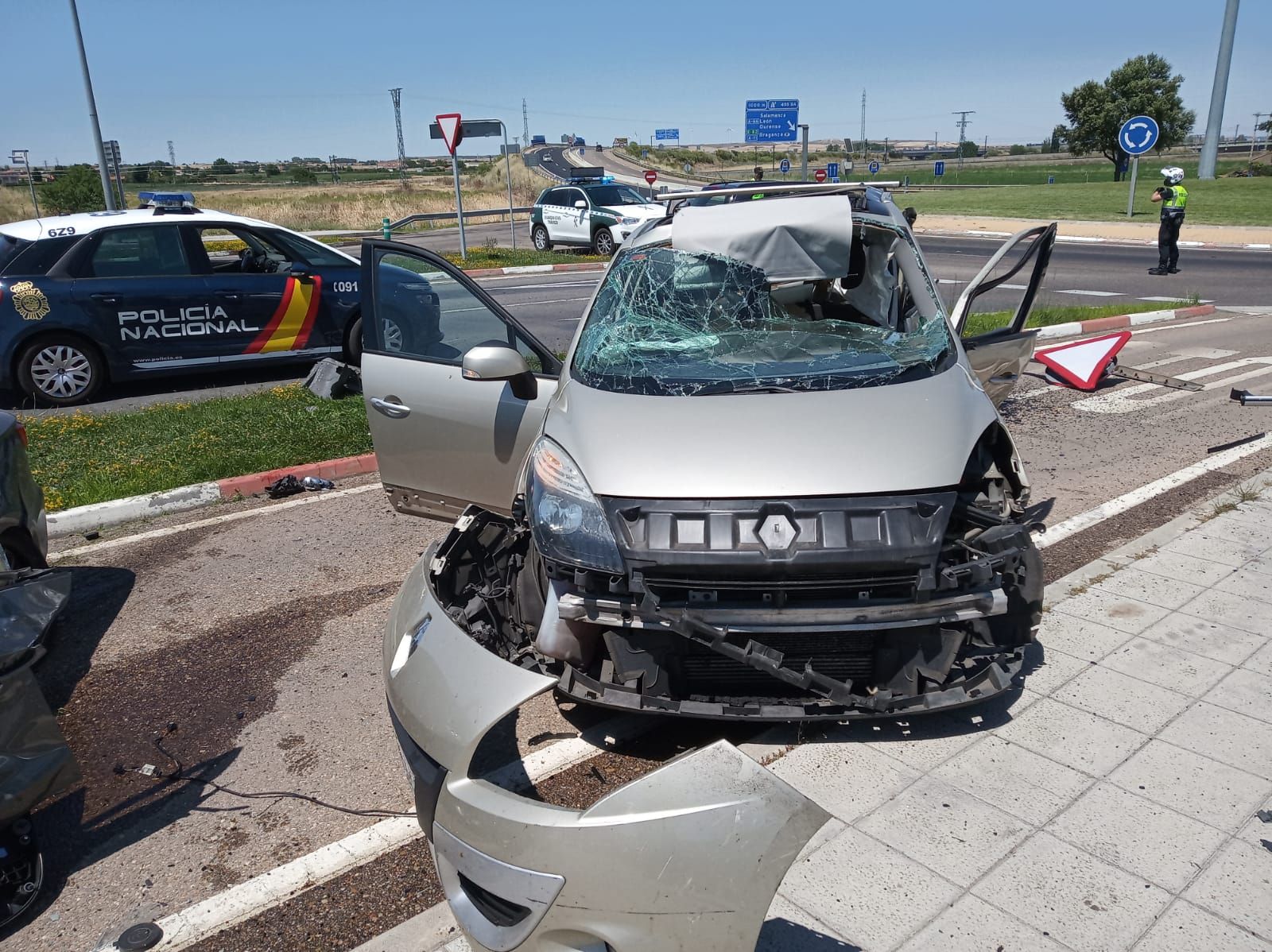 Imagen del accidente