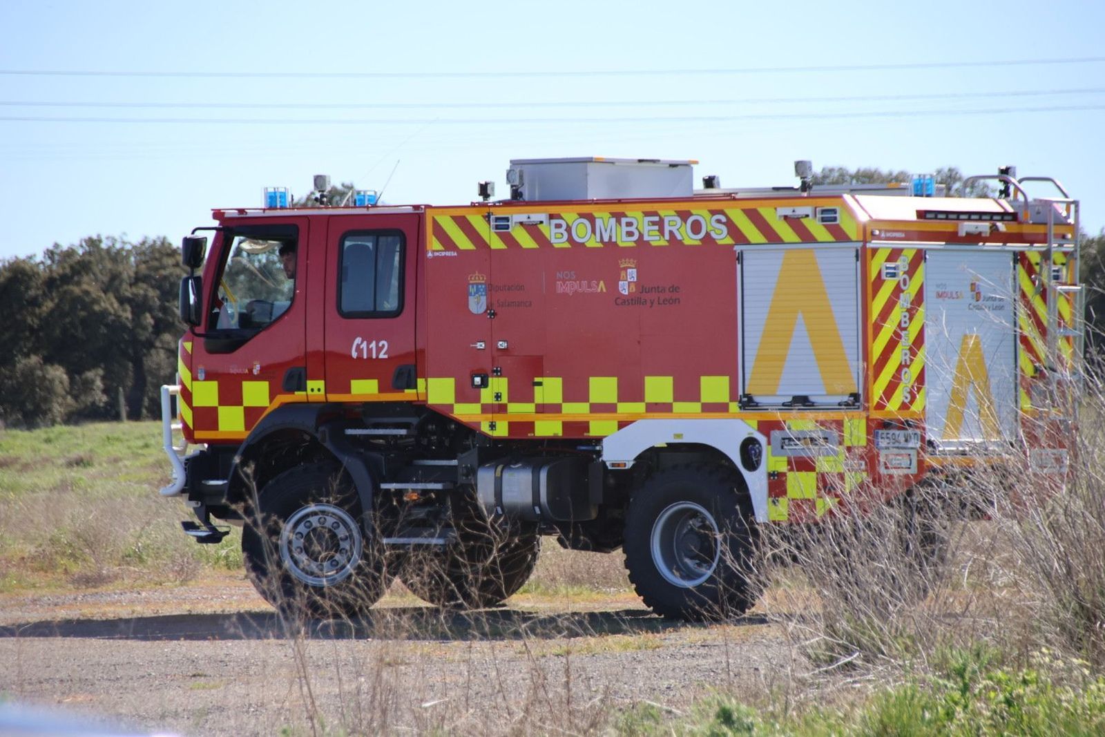 Camión de bomberos de la Diputación de Salamanca