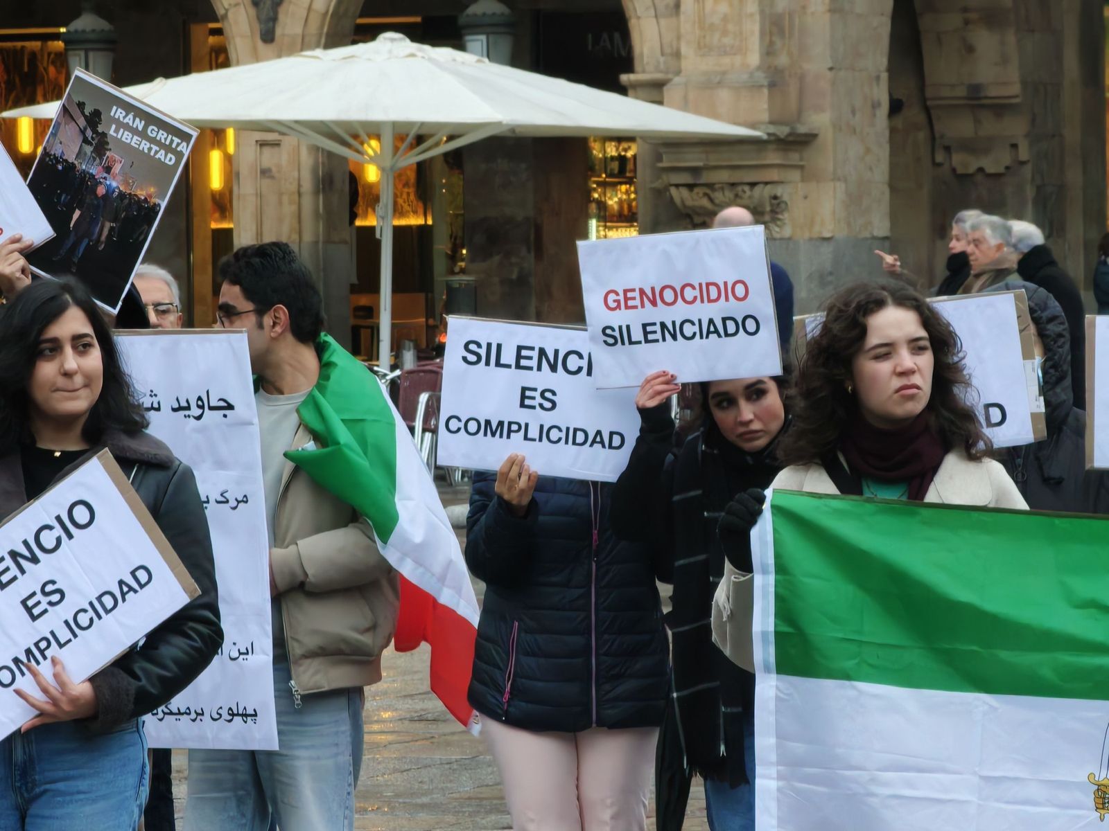 El pueblo iraní alza la voz en Salamanca por la libertad y la democracia