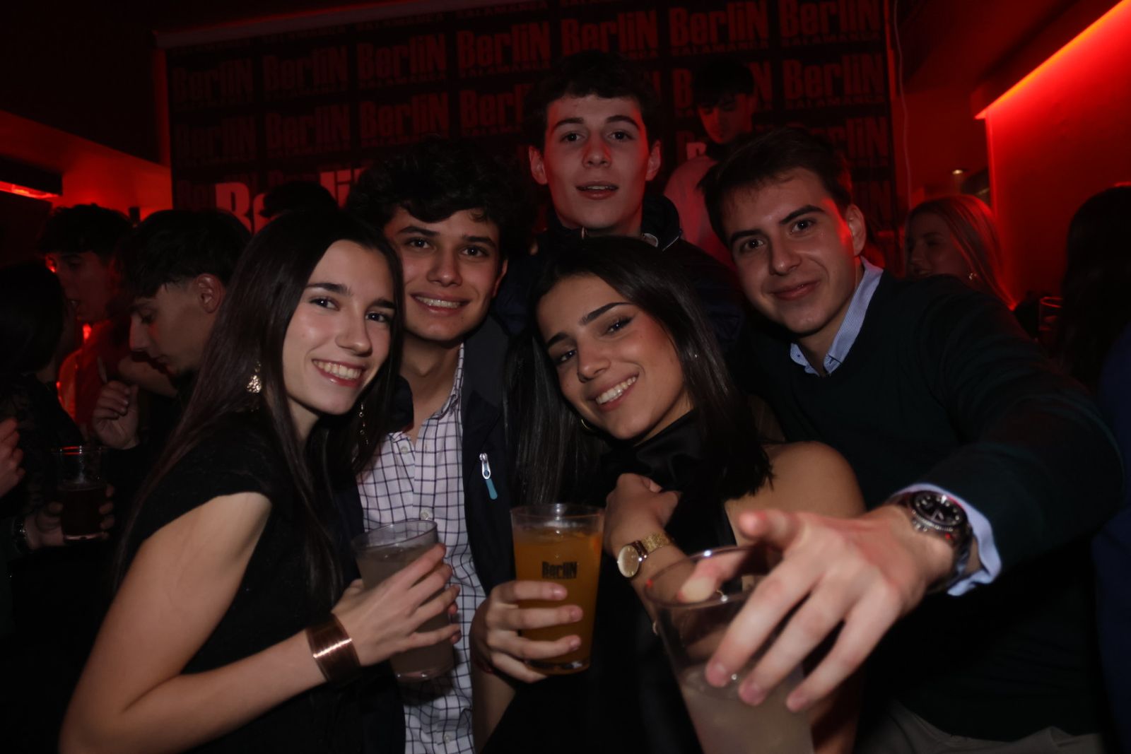 Salamanca de noche, sábado 17 de enero