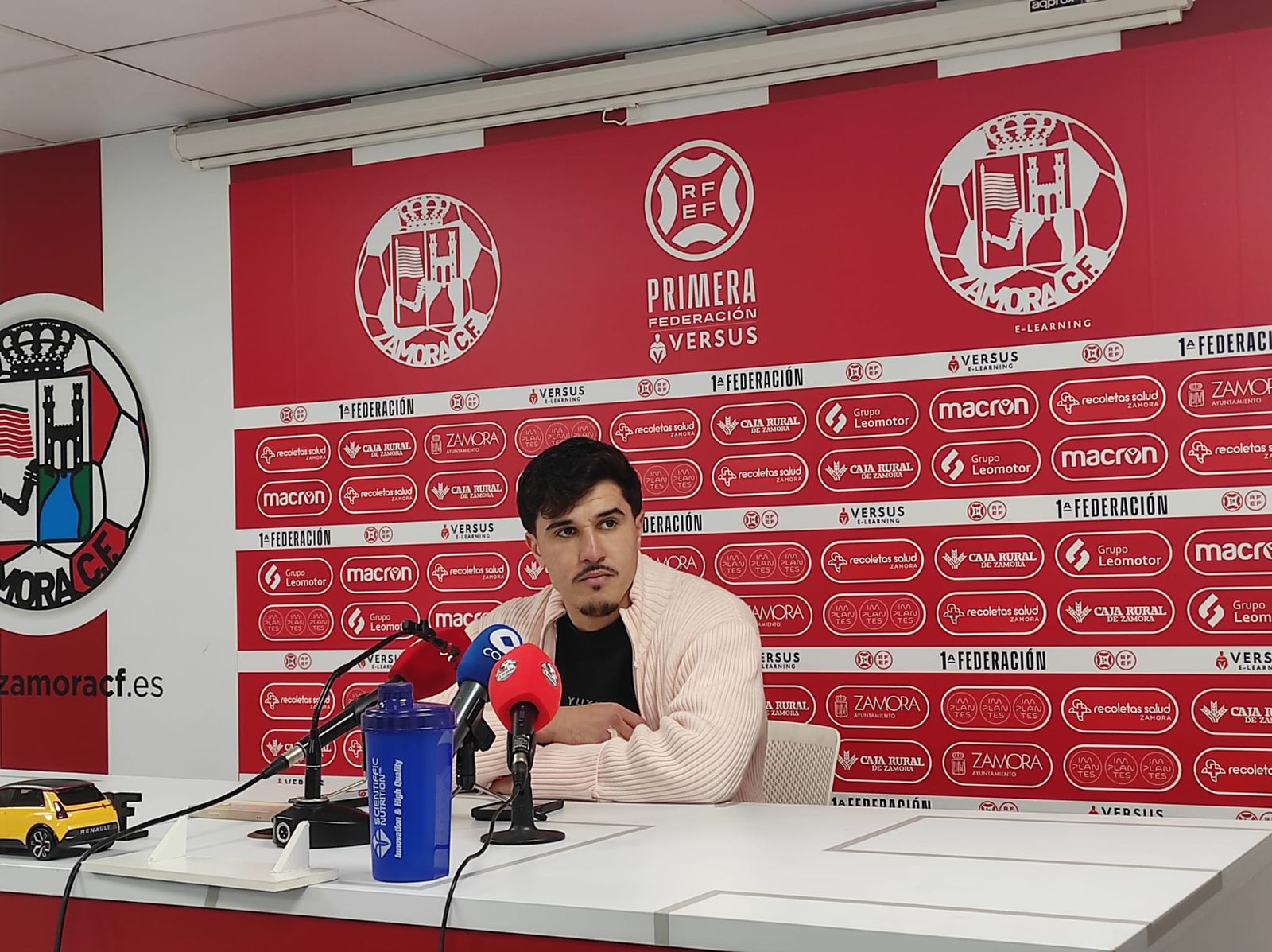 Abde Damar post partido Racing Ferrol