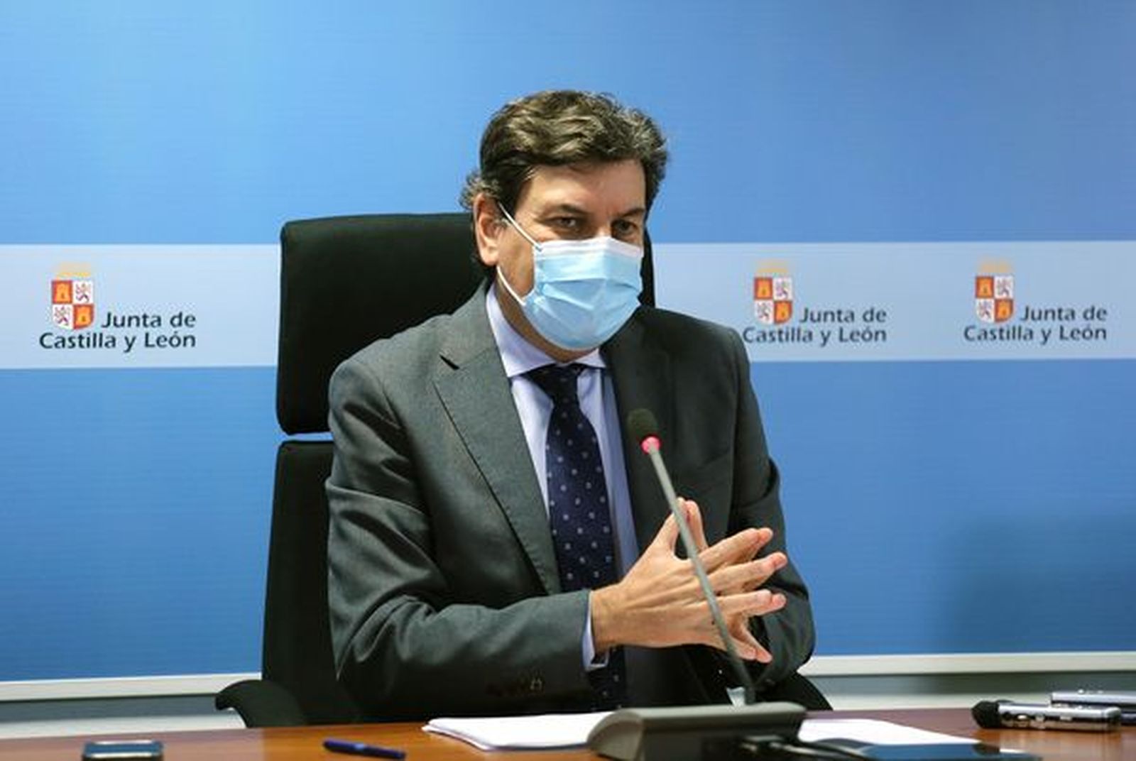 El consejero de Economía y Hacienda, Carriedo