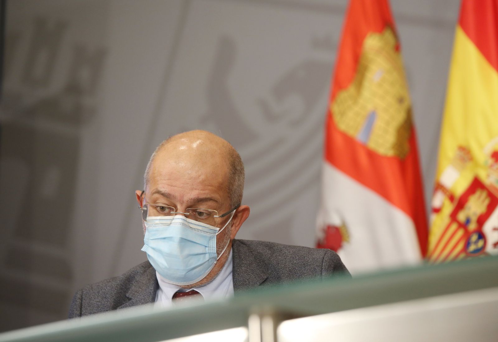 El vicepresidente, portavoz y consejero de Transparencia, Ordenación del Territorio y Acción Exterior, Francisco Igea, comparece en rueda de prensa posterior al Consejo de Gobierno |Agencia ICAL