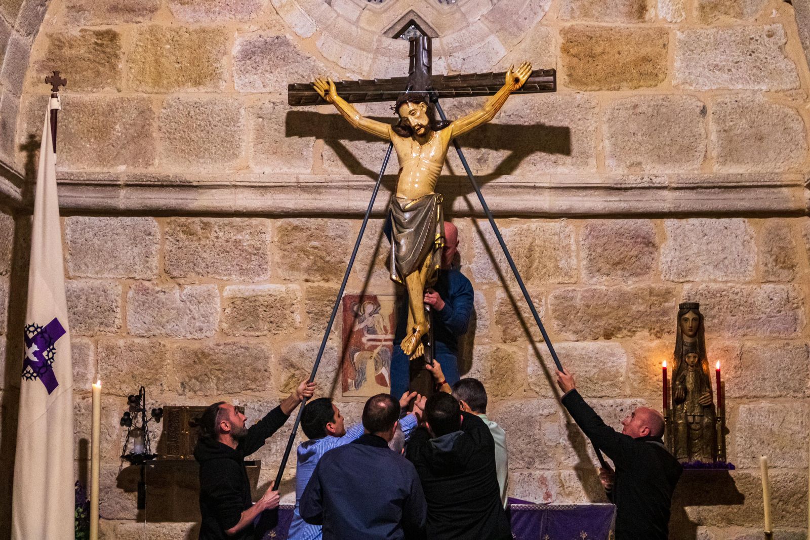 Descendimiento del Cristo del Espíritu Santo Foto: Víctor Garrido