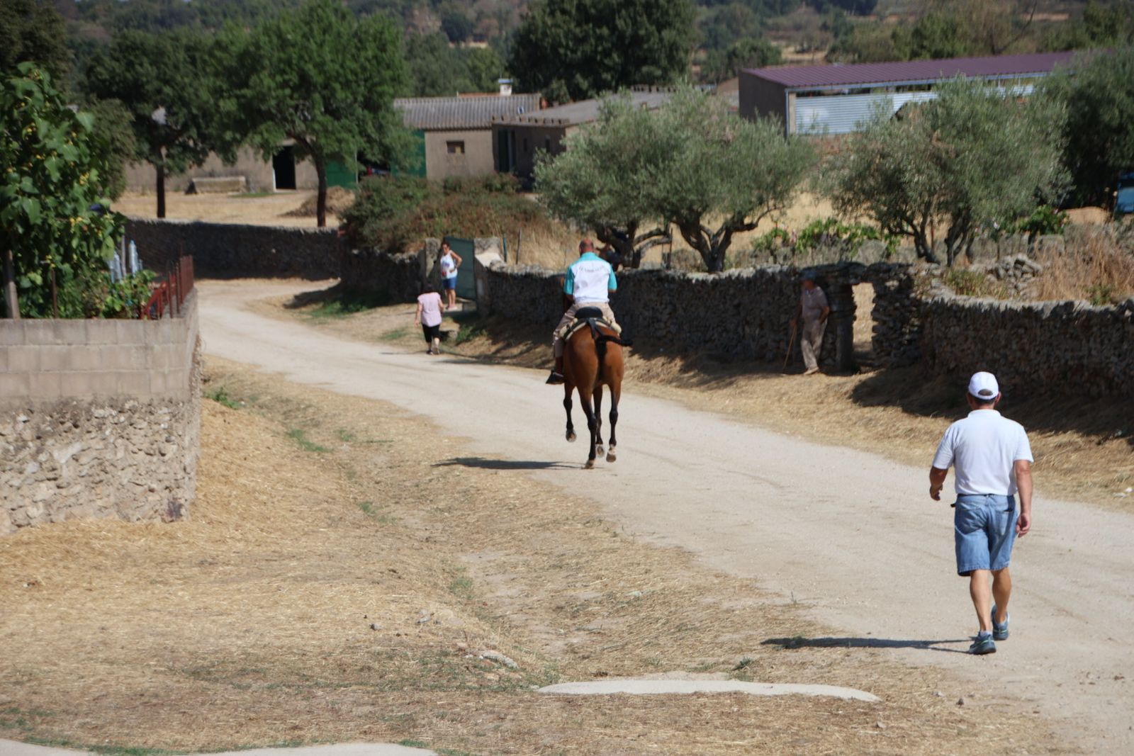 Lumbrales encierro a caballo