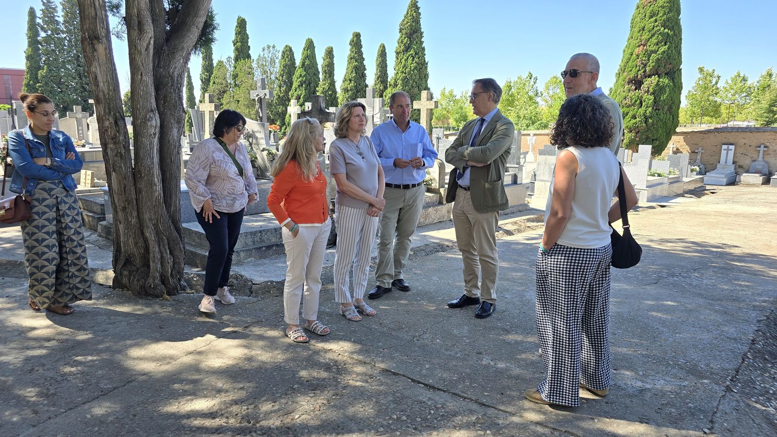Restauración del crucero de San Cebrián en el Cementerio San Carlos Borromeo