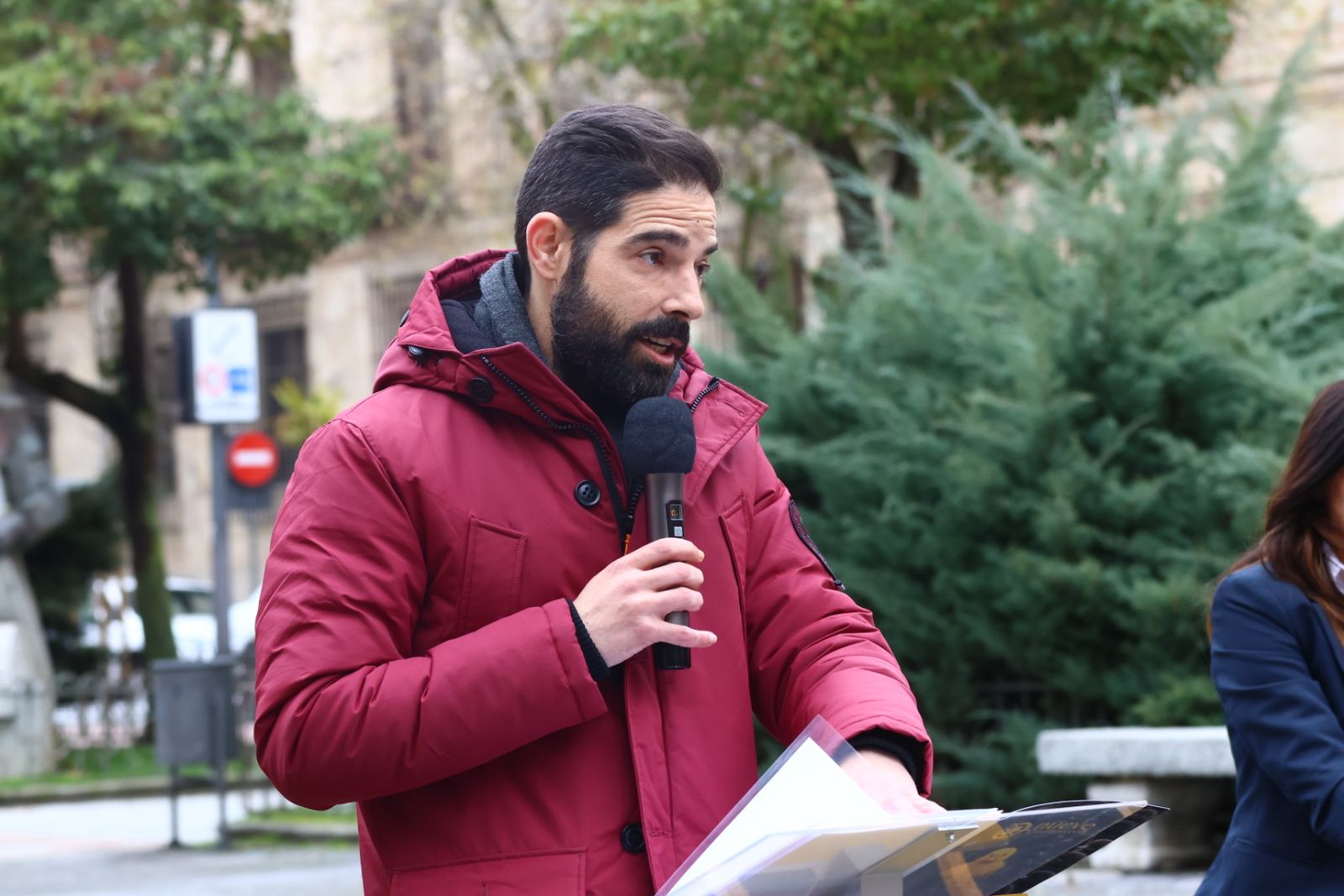 Acto de campaña de Nueve Castilla y León en la Plaza de Los Bandos
