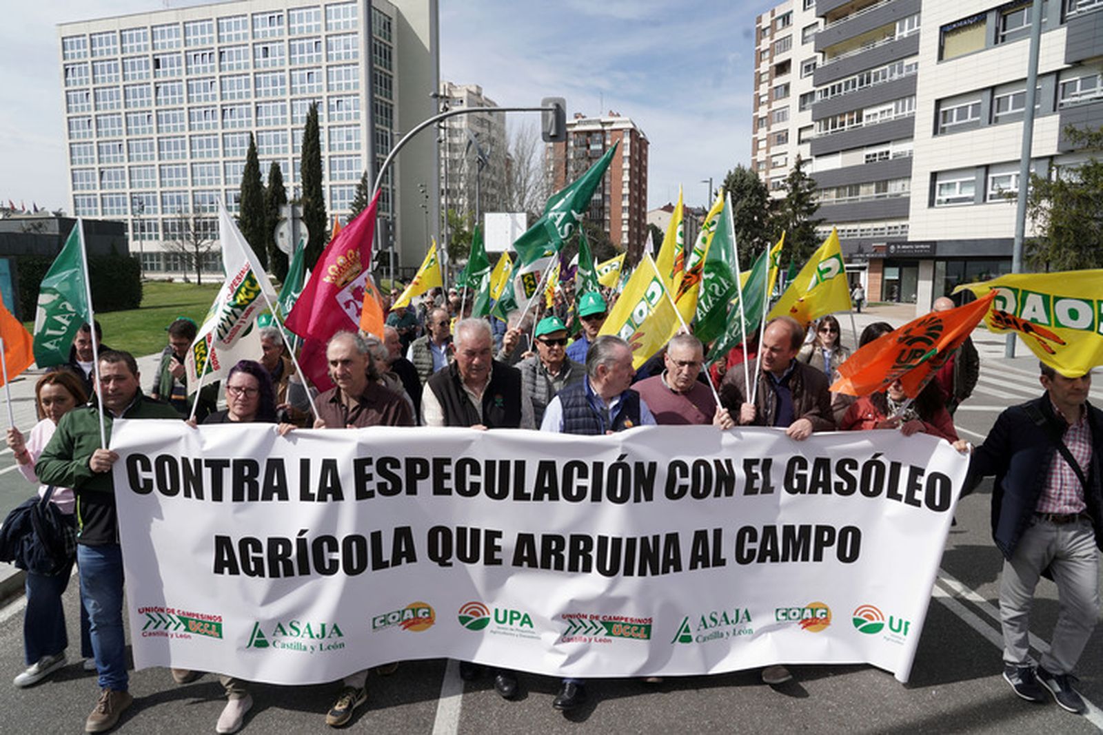 El sector del campo se manifiesta en Valladolid por el precio de los carburantes y fertilizantes
