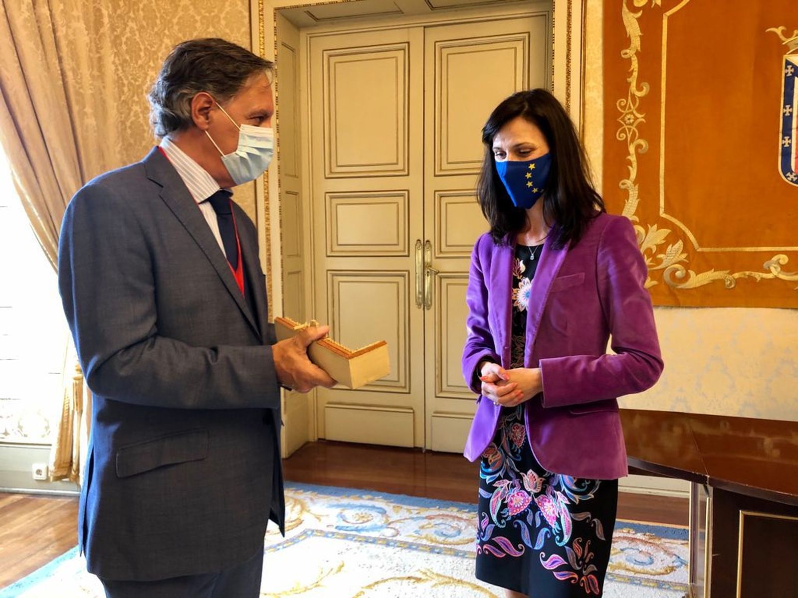 Mariya Gabriel, comisaria europea de Innovación, Investigación, Cultura, Educación y Juventud, presente en Salamanca