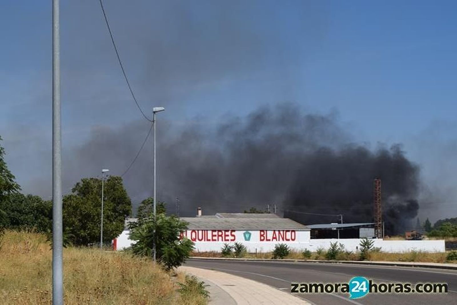 Incendio Carretera Villalpando