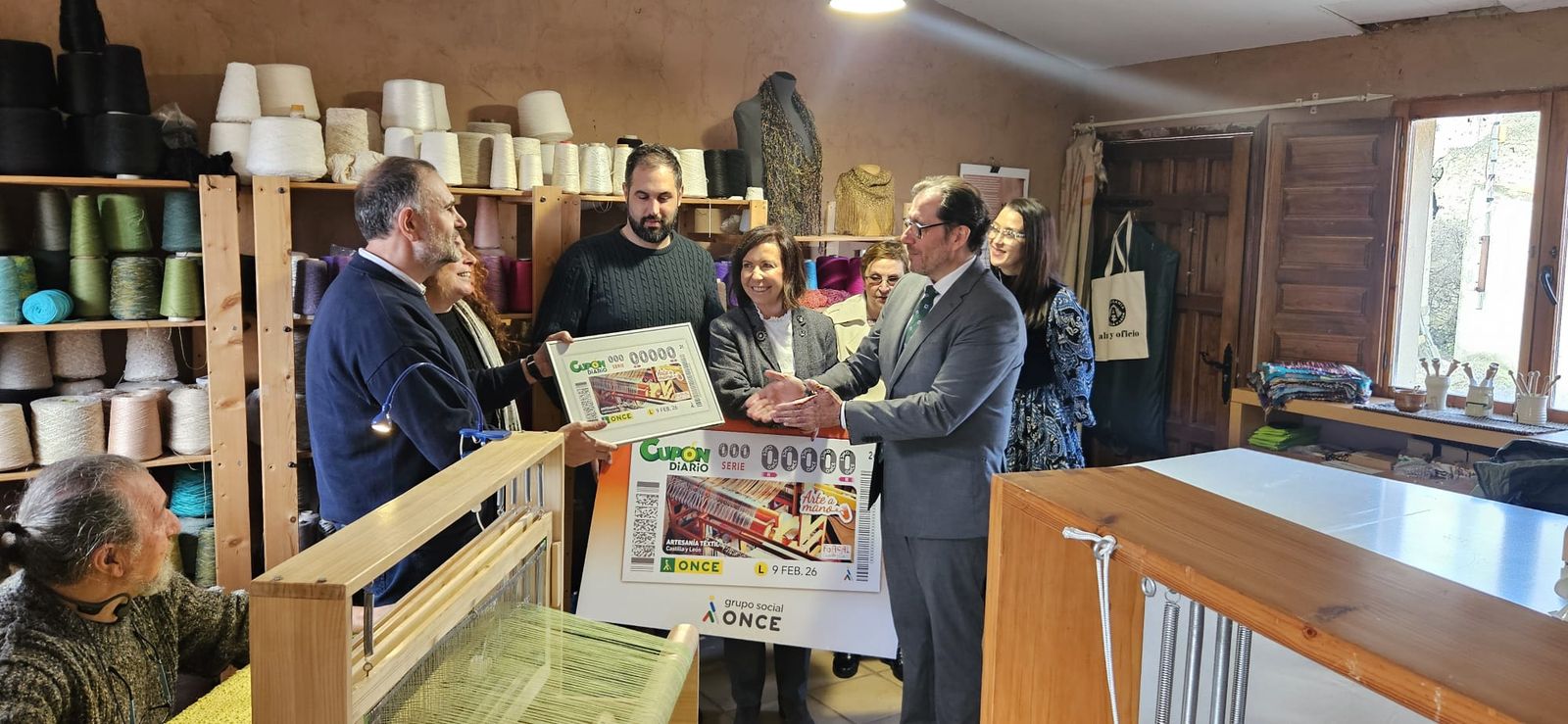 Imagen de la presentación del cupón de este lunes