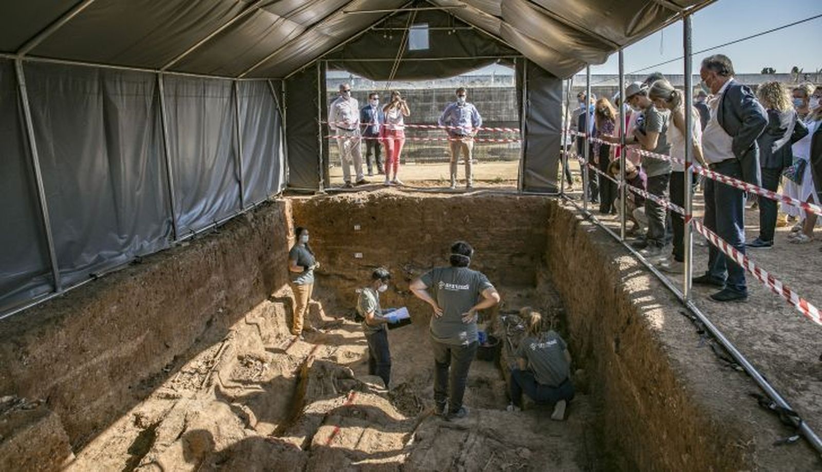 Imagen de archivo de trabajos de exhumación