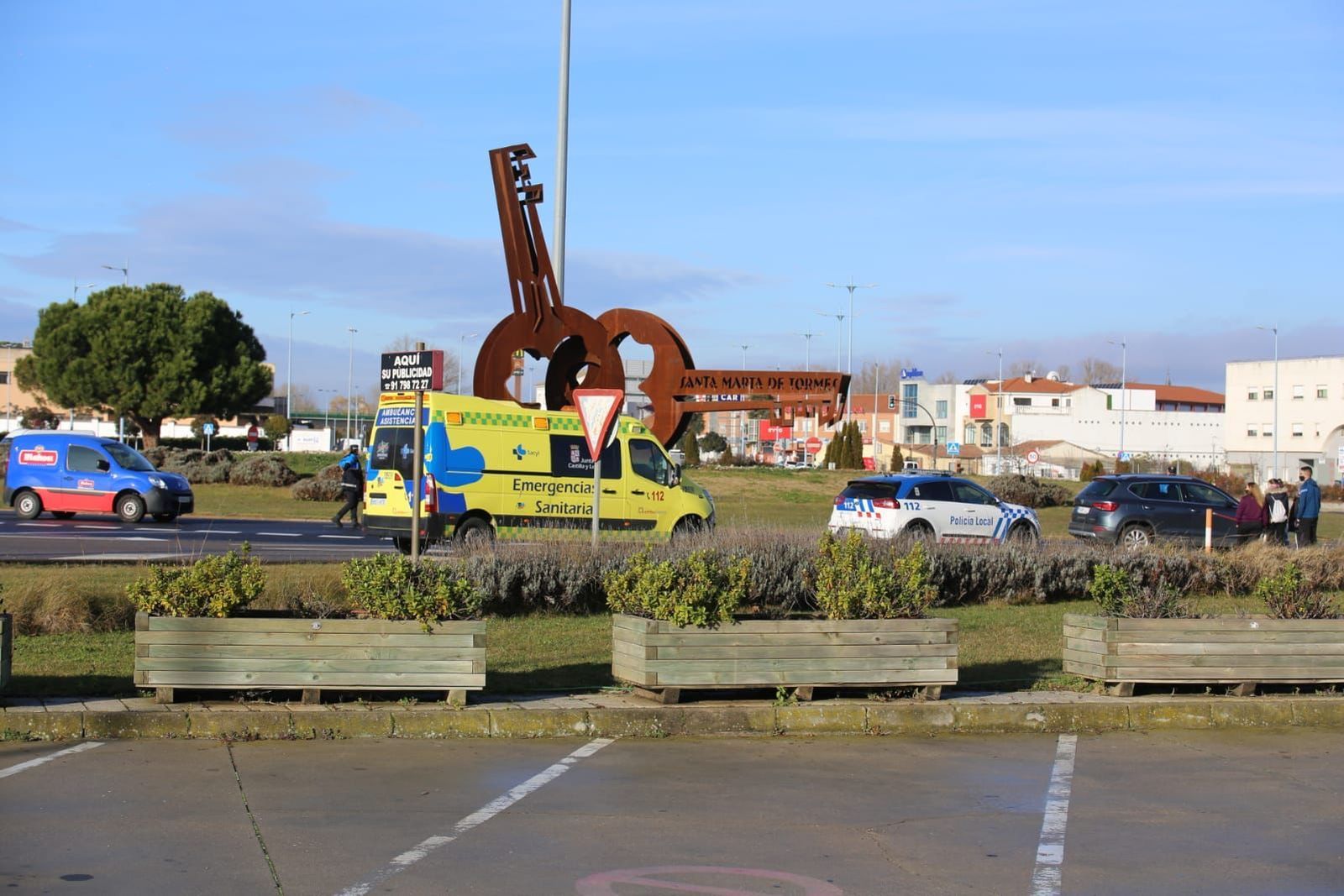 Iamgen de archivo. Accidente en la Rotonda de las llaves