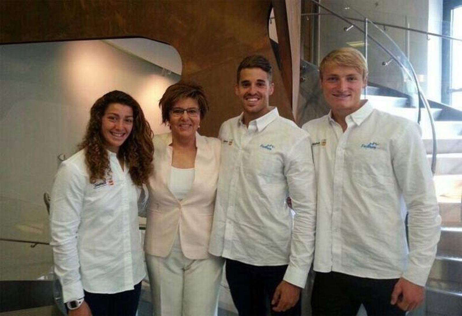 Carlos Garrote, en el programa ‘Podium’ destinado a jóvenes deportistas que pueden ser olímpicos