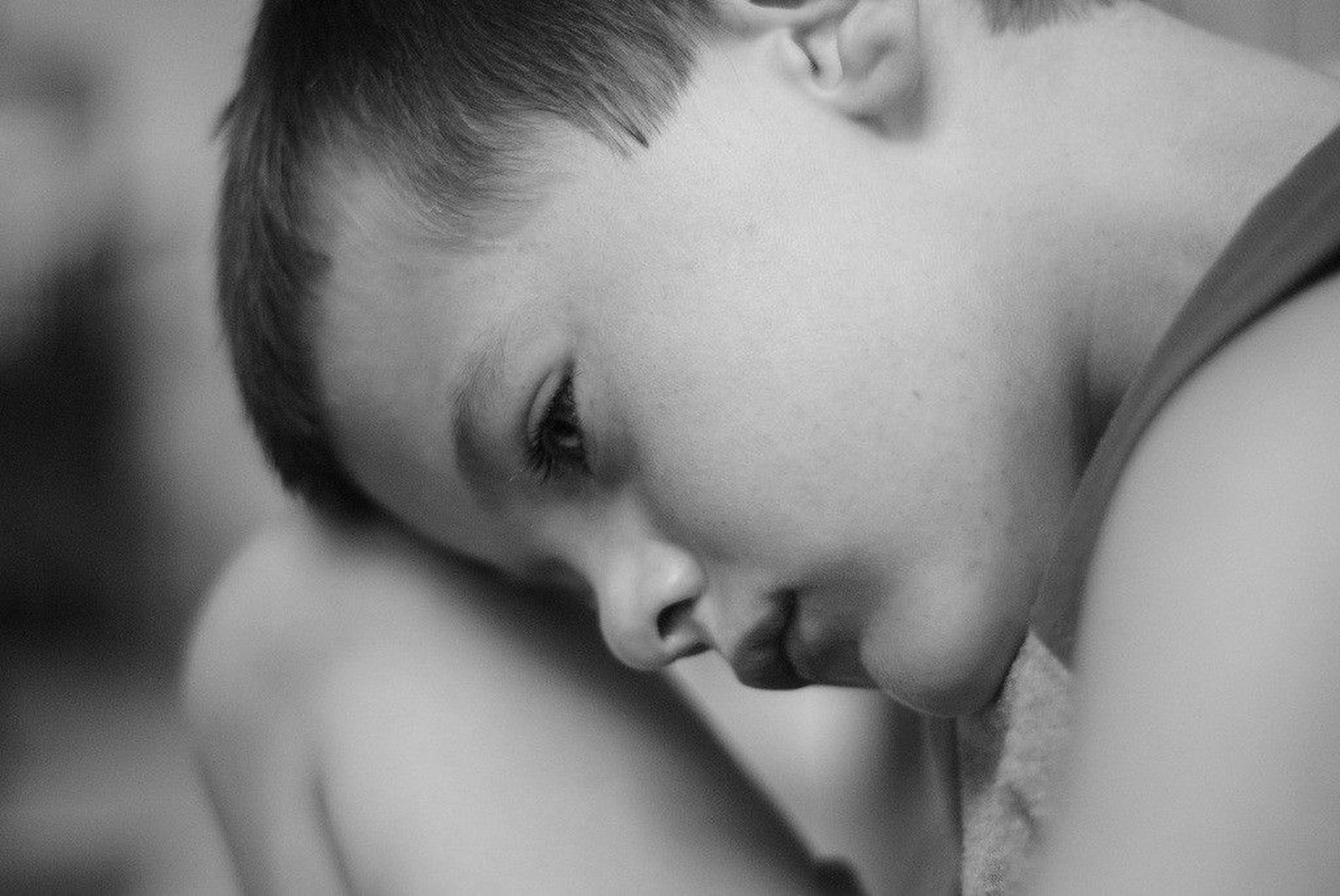 Niño con estrés postraumático