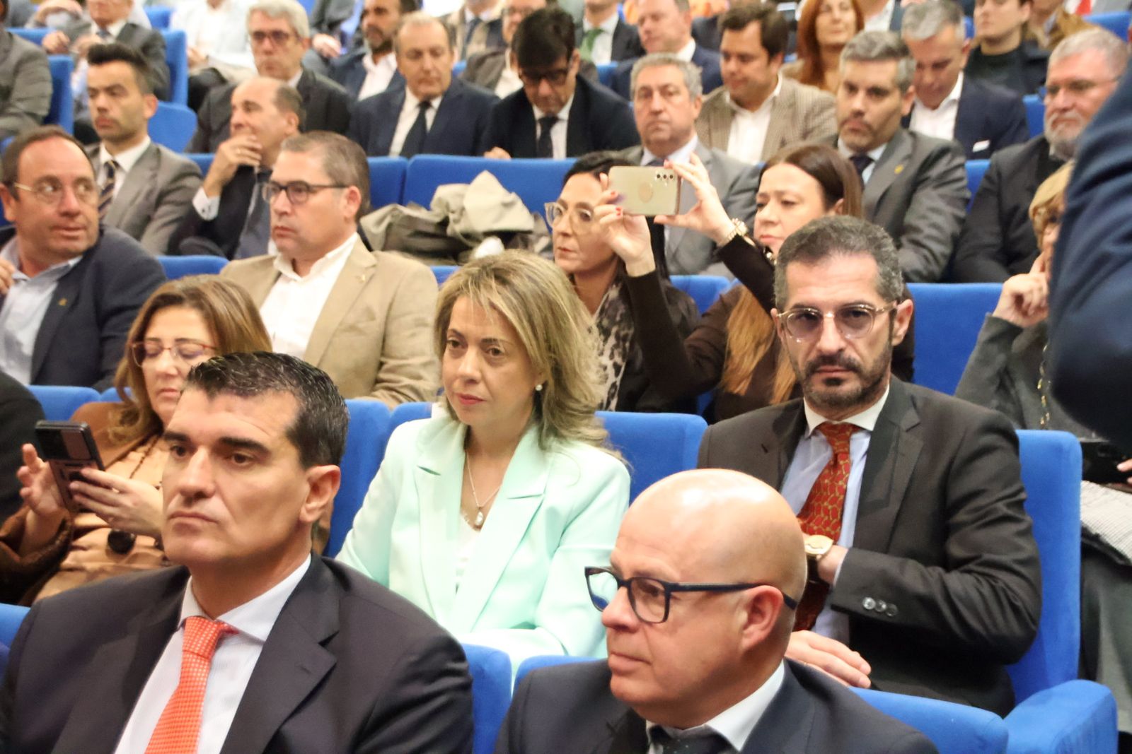 Acto institucional de la unidad empresarial en Salamanca.