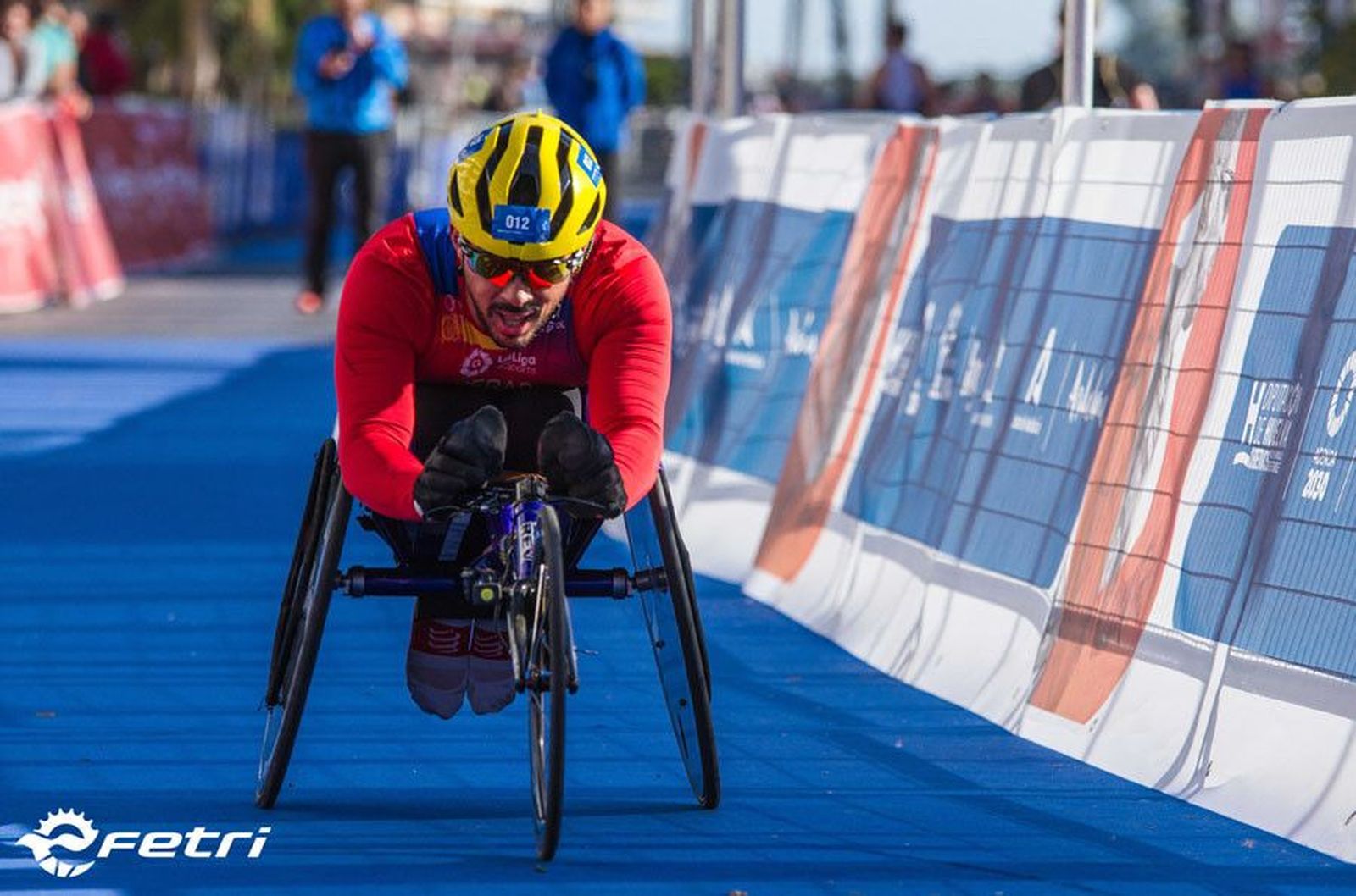 Iván Heras durante su participación en el Europeo de Punta Umbría1
