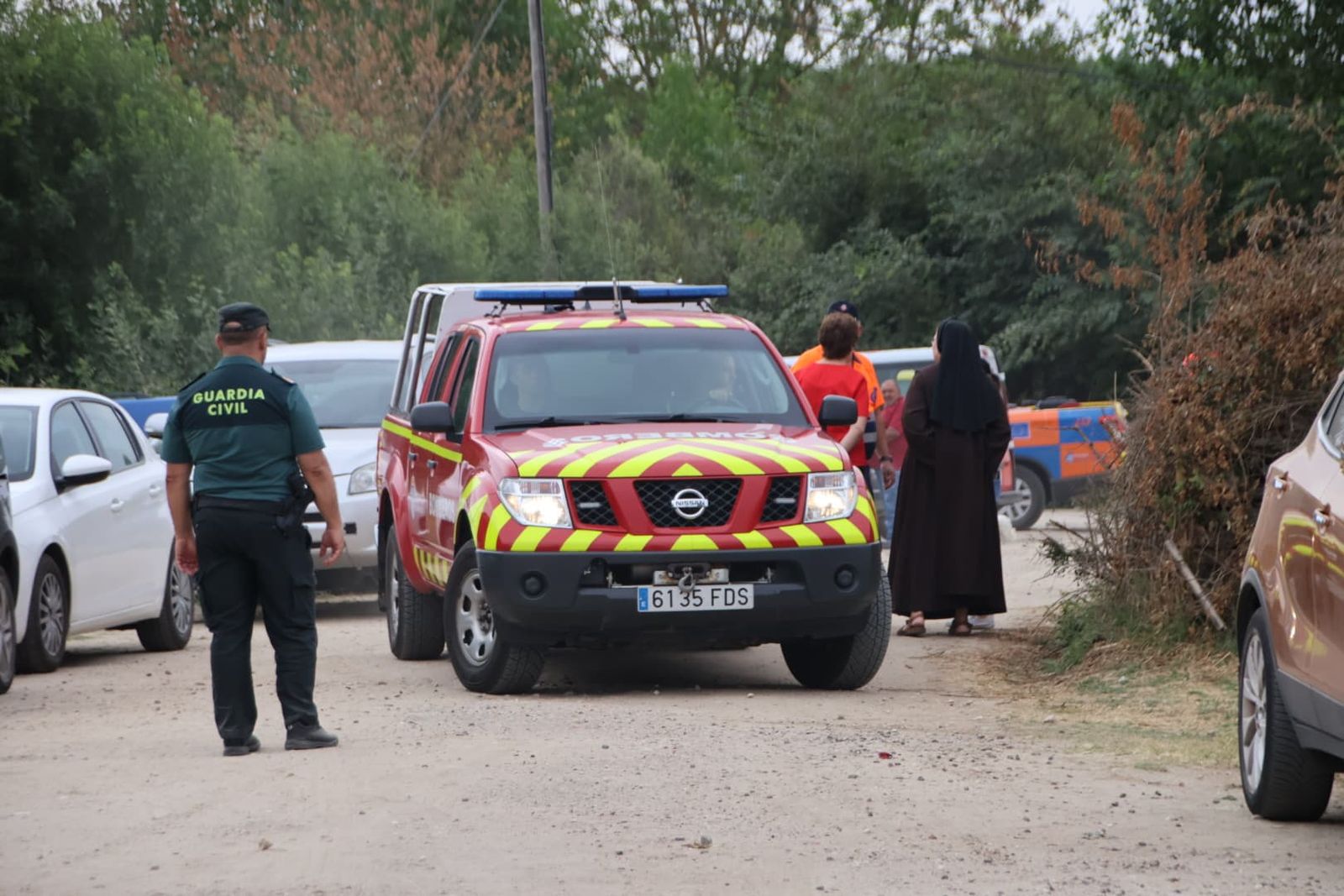 Operativo de búsqueda desplegado en Alba de Tormes para dar con el paradero del menor desaparecido en el río