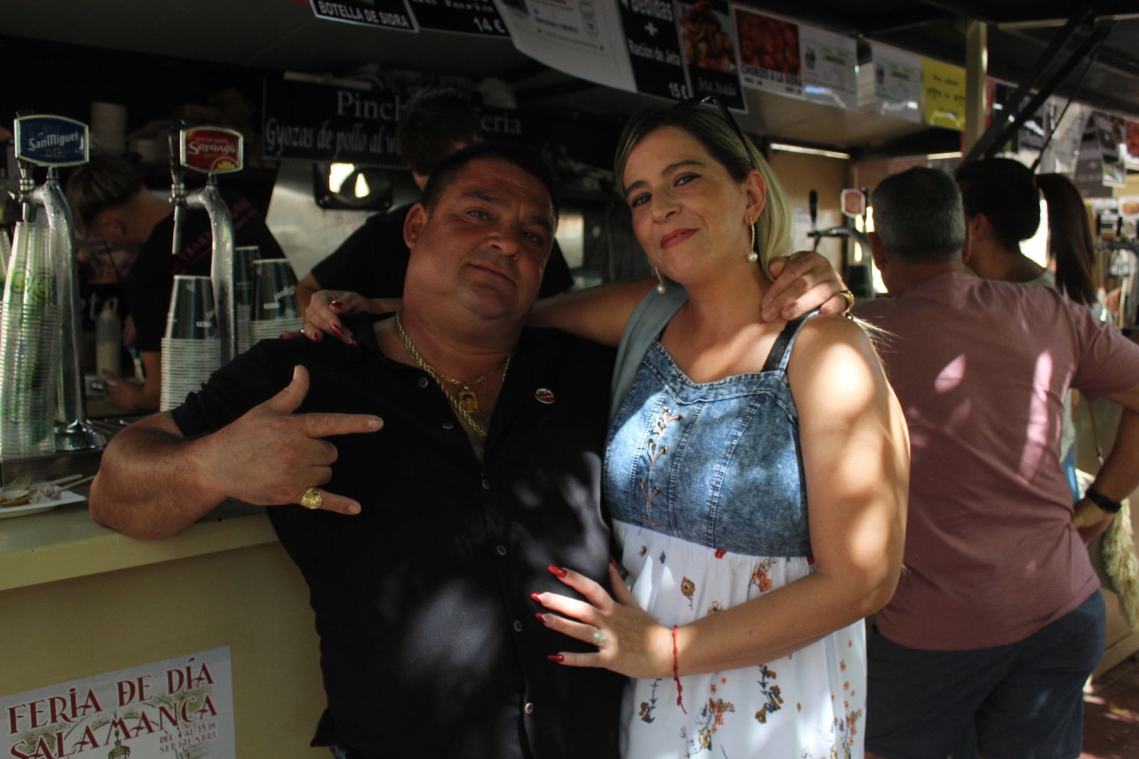 Ambiente en la Feria de Día en el mediodía de este sábado