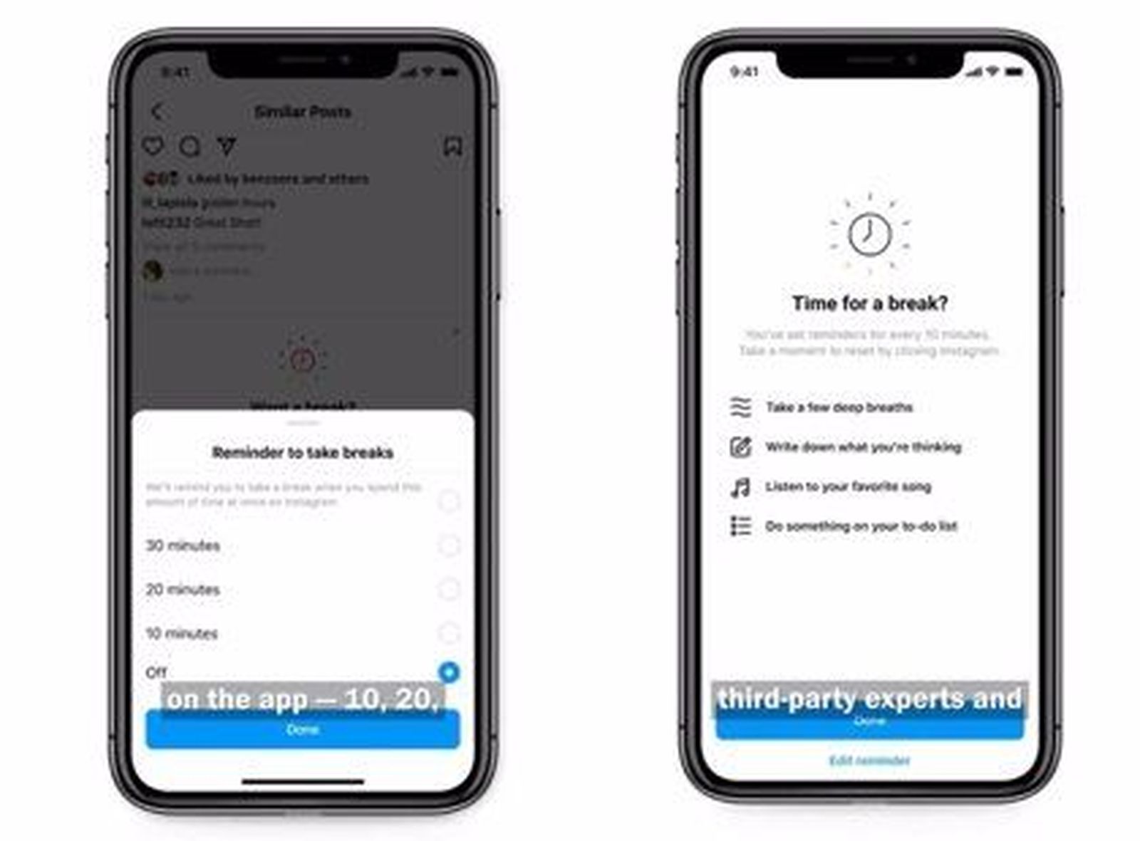 Nuevas funciones de insta. EP