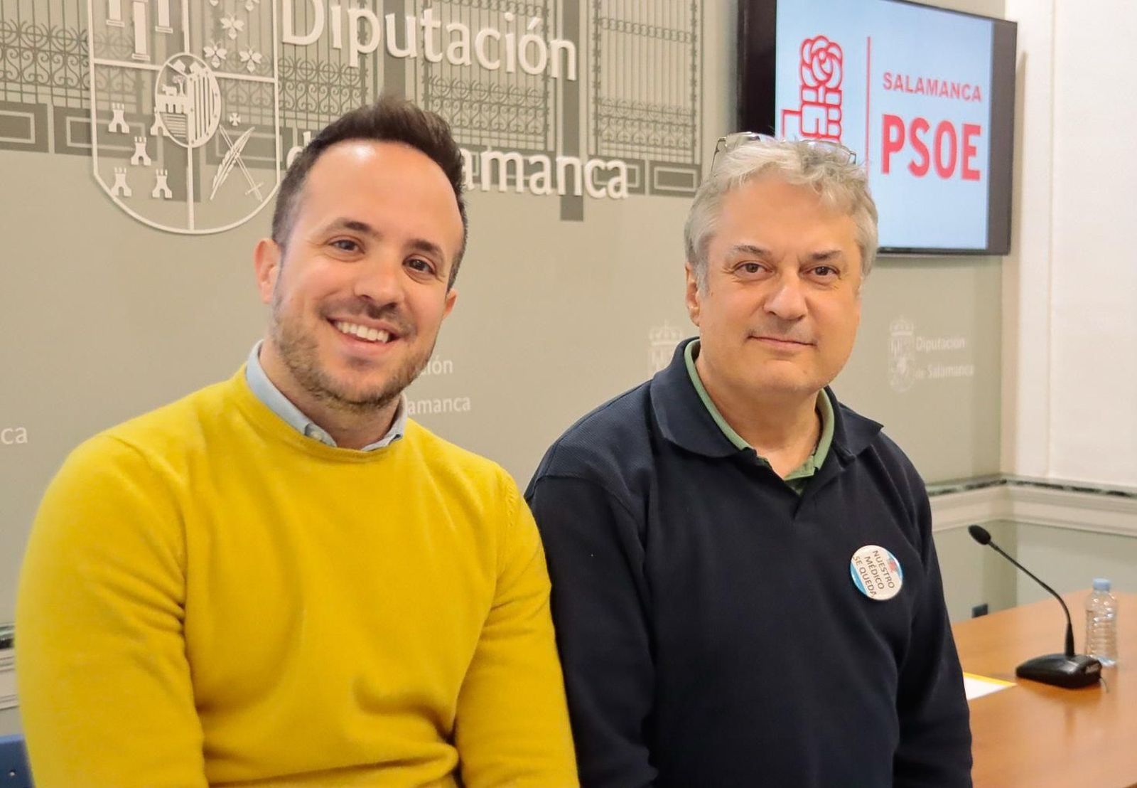 Fernando Rubio y Carlos Fernández Chanca en una rueda de prensa