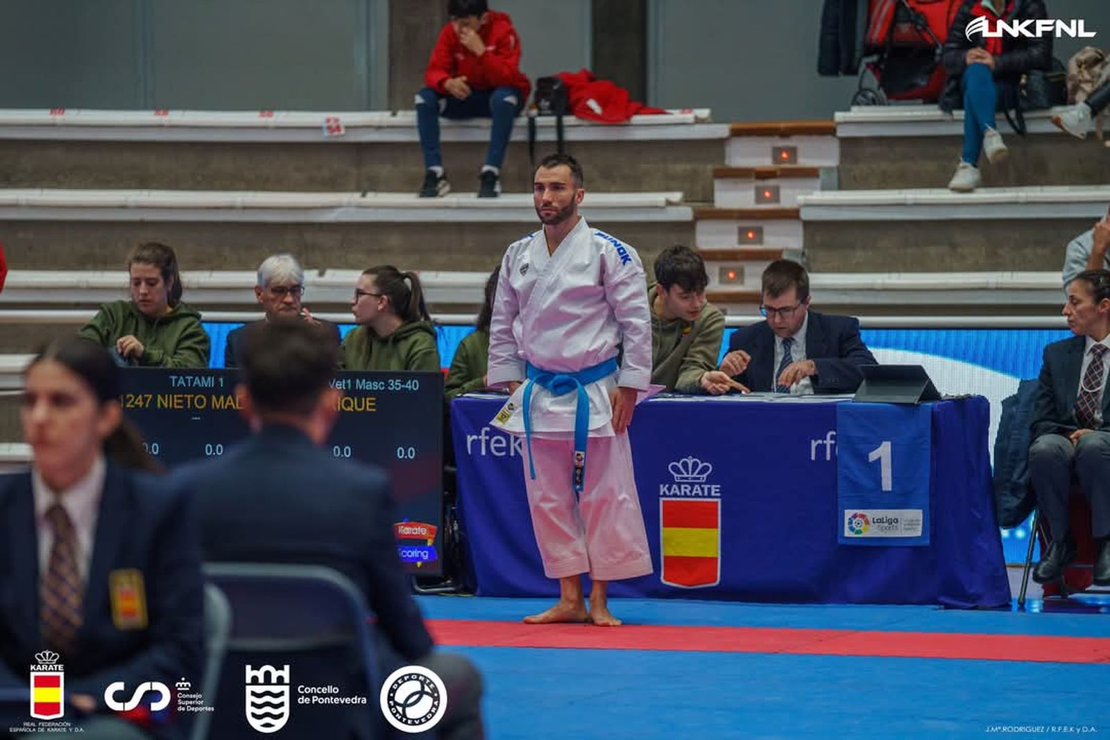 El guijuelense Kike NIeto logra un meritorio subcampeonato en la Liga Nacional de Kárate