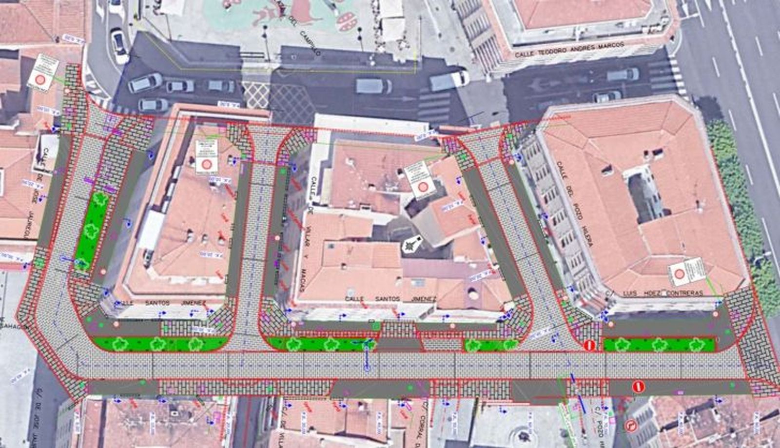 Peatonal plaza campillo