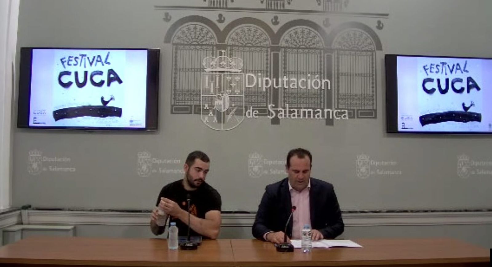 Presentación Festival Cuca de Herguijuela de la Sierra en la Diputación