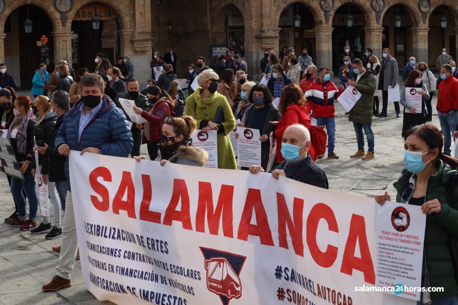 Manifestación Autónomos Plaza Mayor (9)