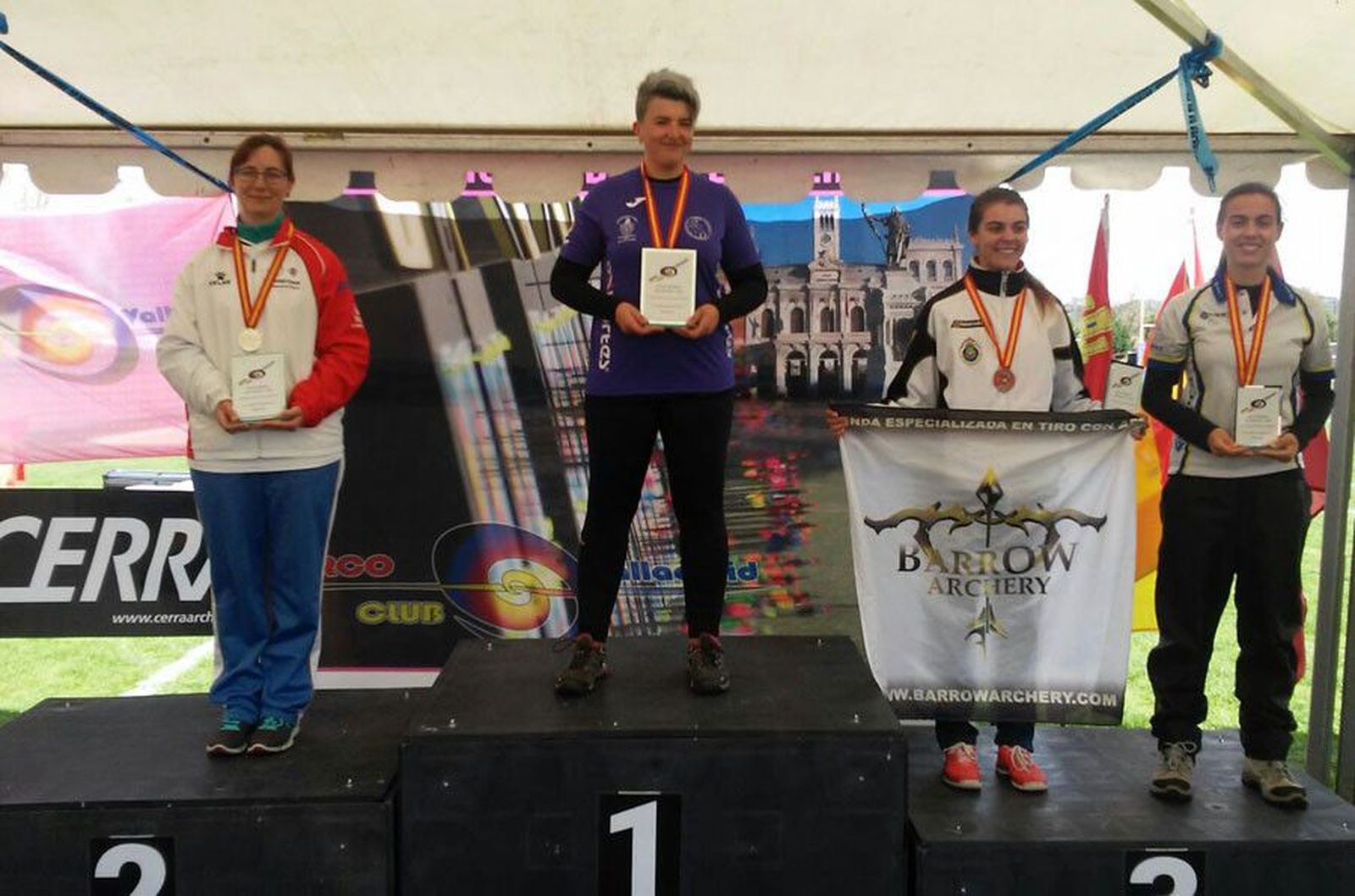 PODIO DE ARCO RECURVO FEMENINO