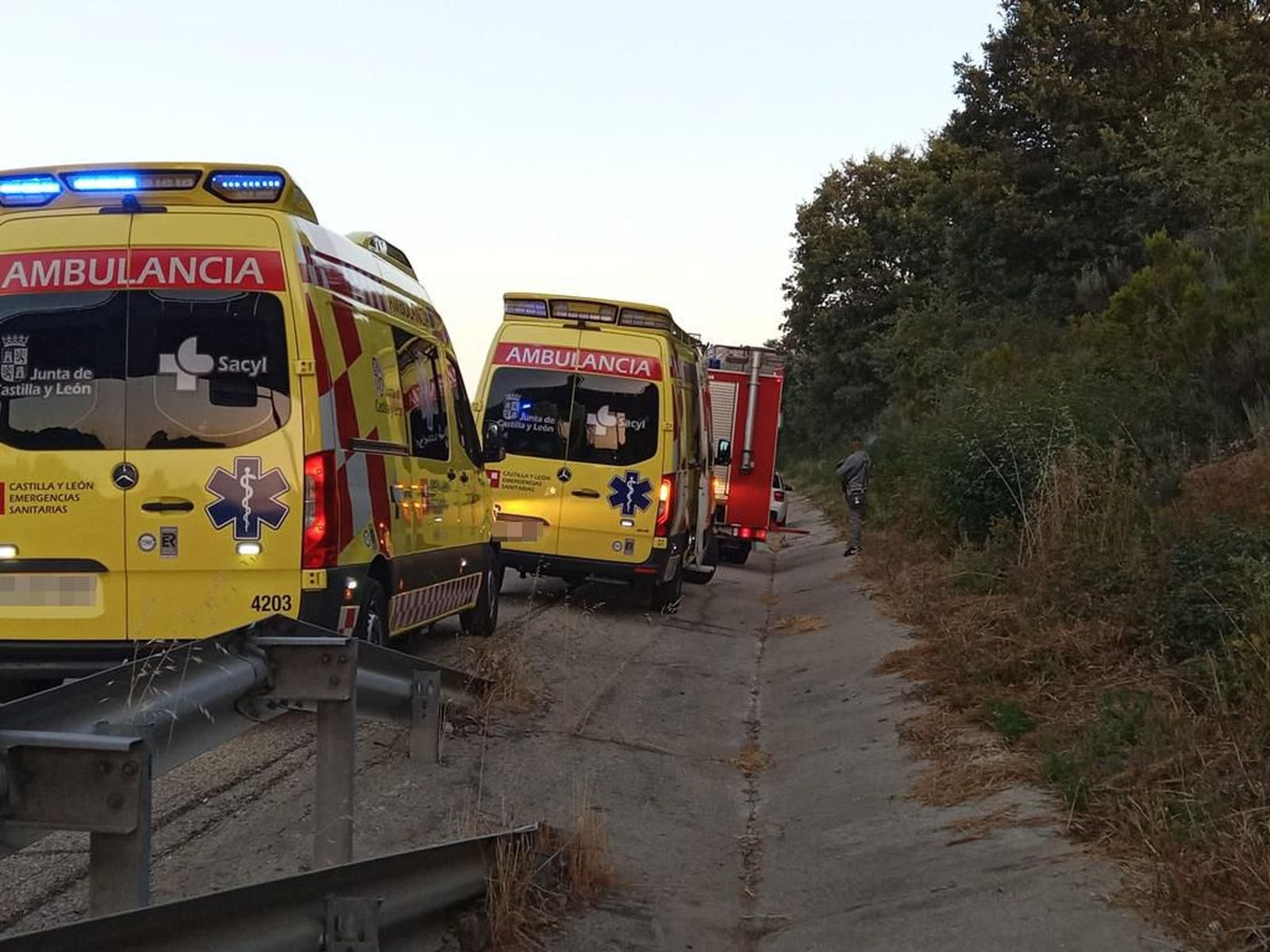 Aparatoso accidente- Archivo