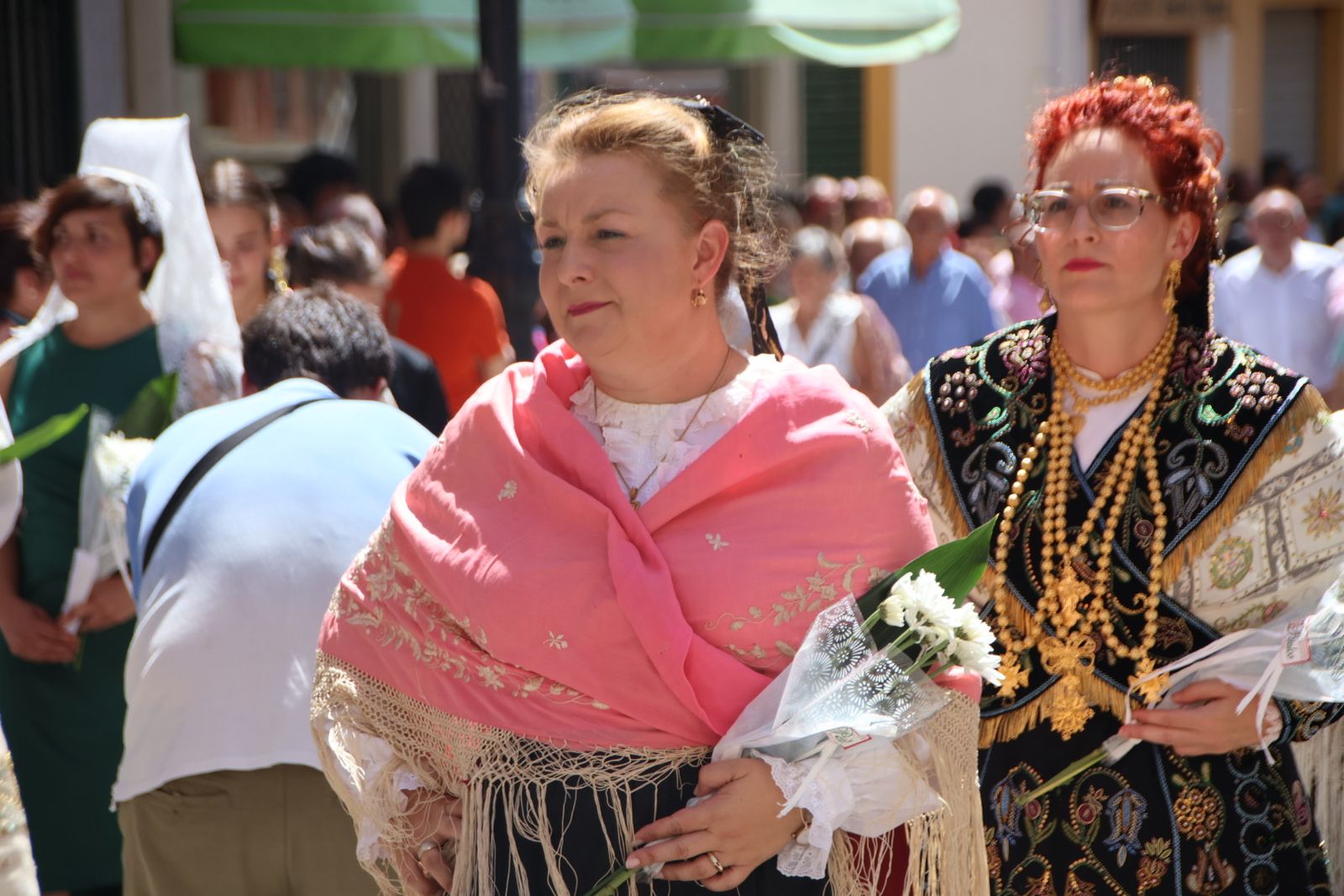 Procesión y ofrenda floral en honor de Nuestra Señora de la Asunción en Guijuelo